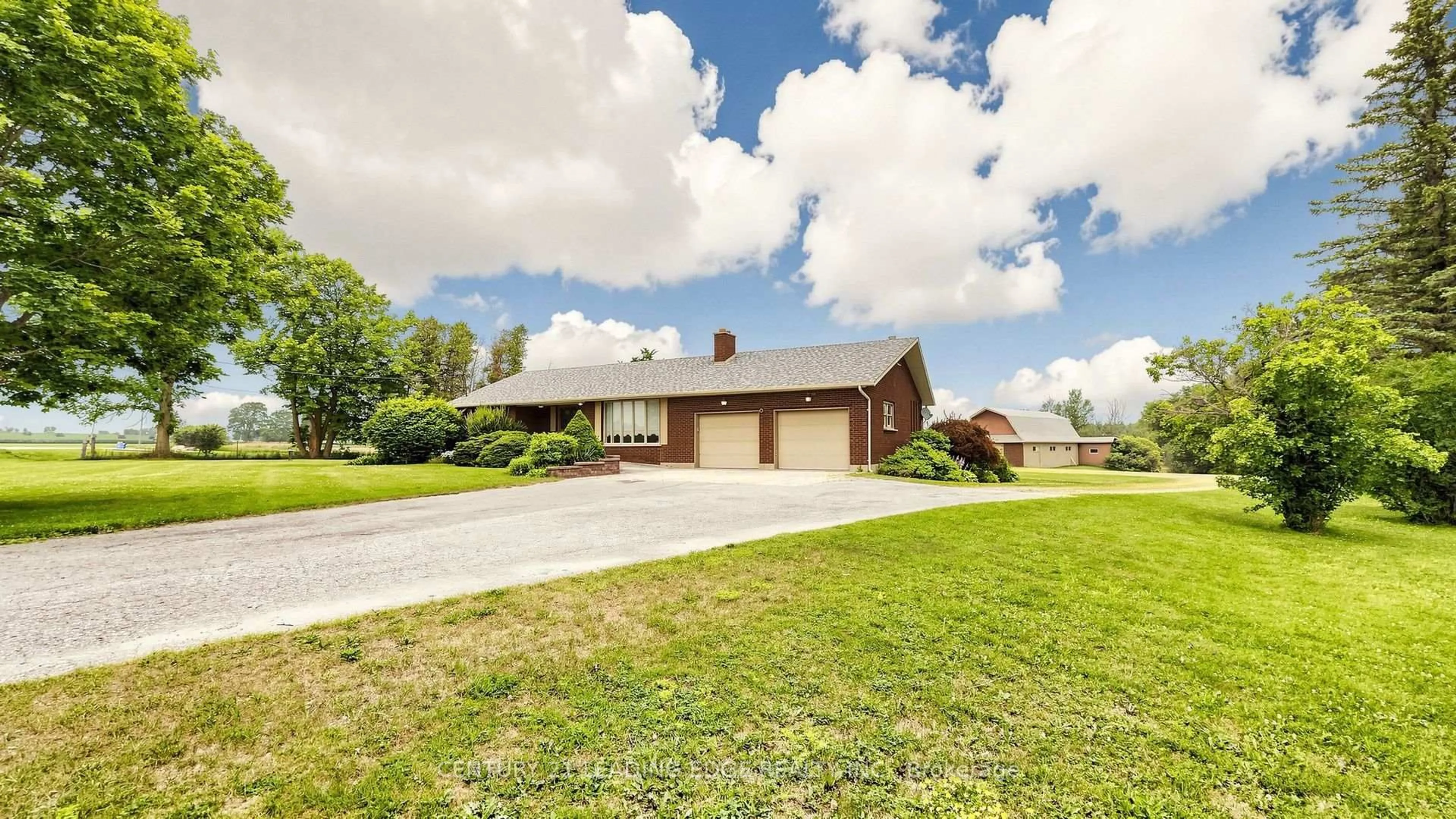 A pic from outside/outdoor area/front of a property/back of a property/a pic from drone, unknown for 12189 Regional Rd 39, Uxbridge Ontario L0E 1T0