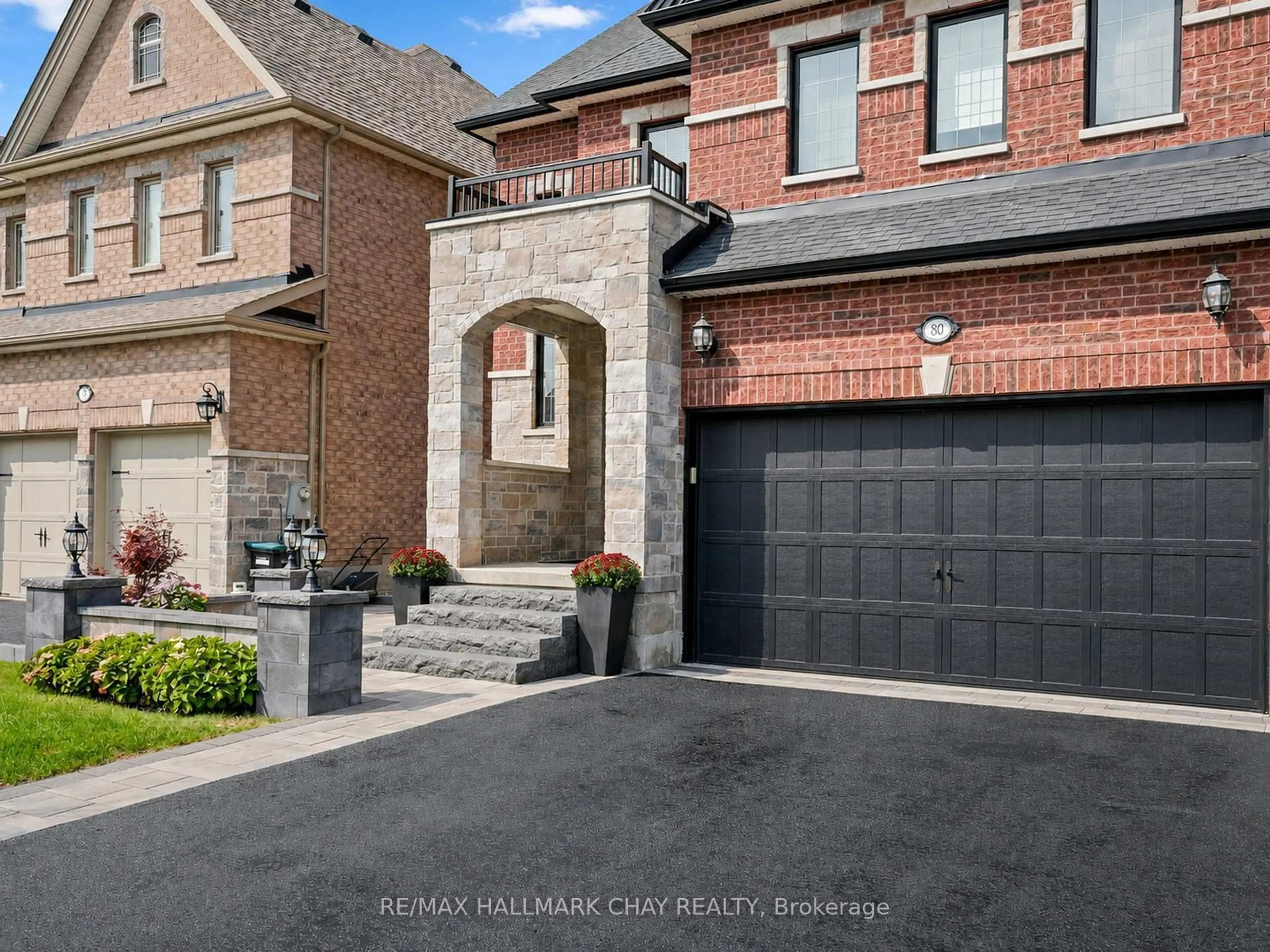 Home with brick exterior material, street for 80 Holt Dr, New Tecumseth Ontario L9R 0H8
