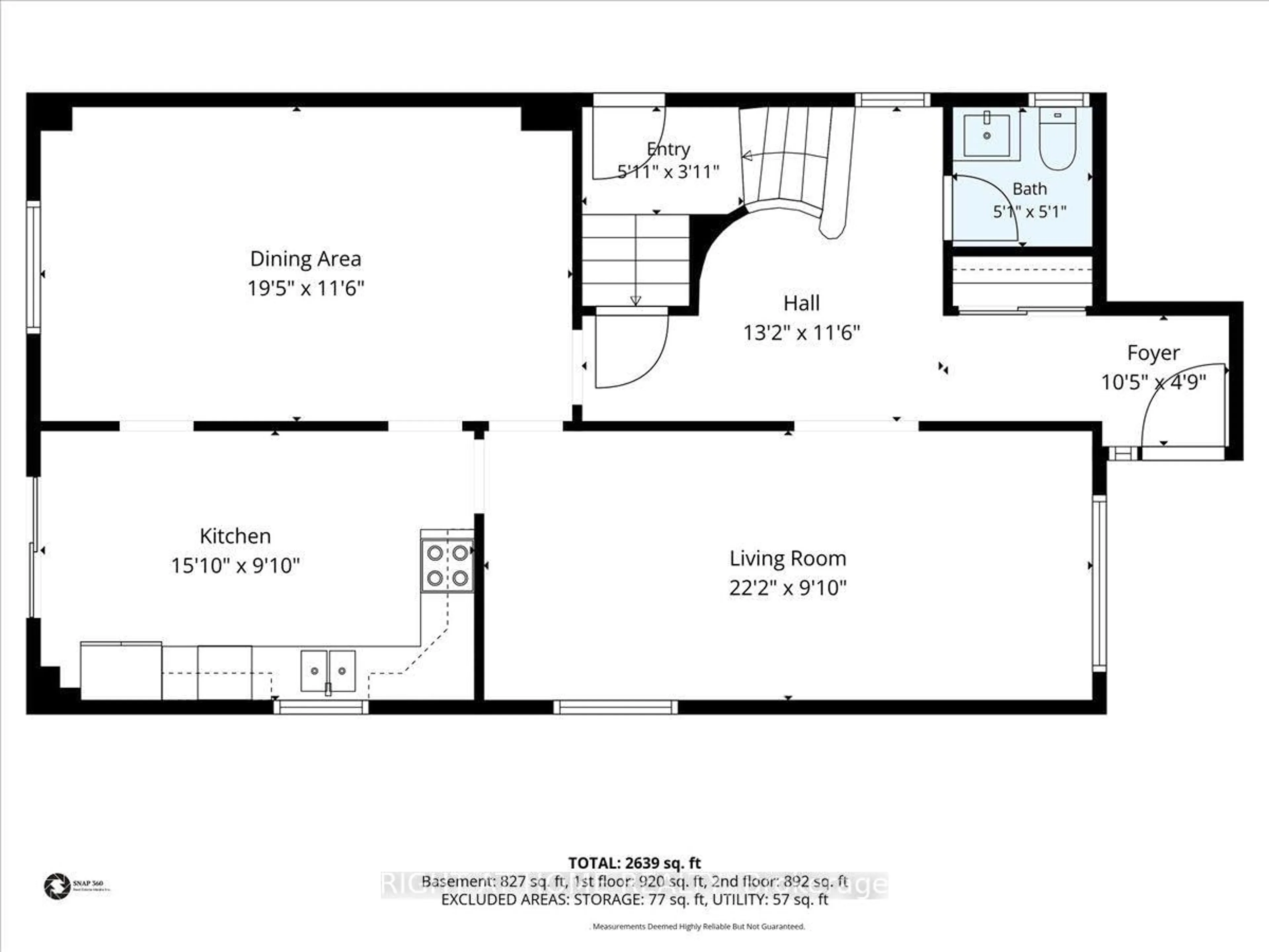 Floor plan for 229 Billings Cres, Newmarket Ontario L3Y 7Y8
