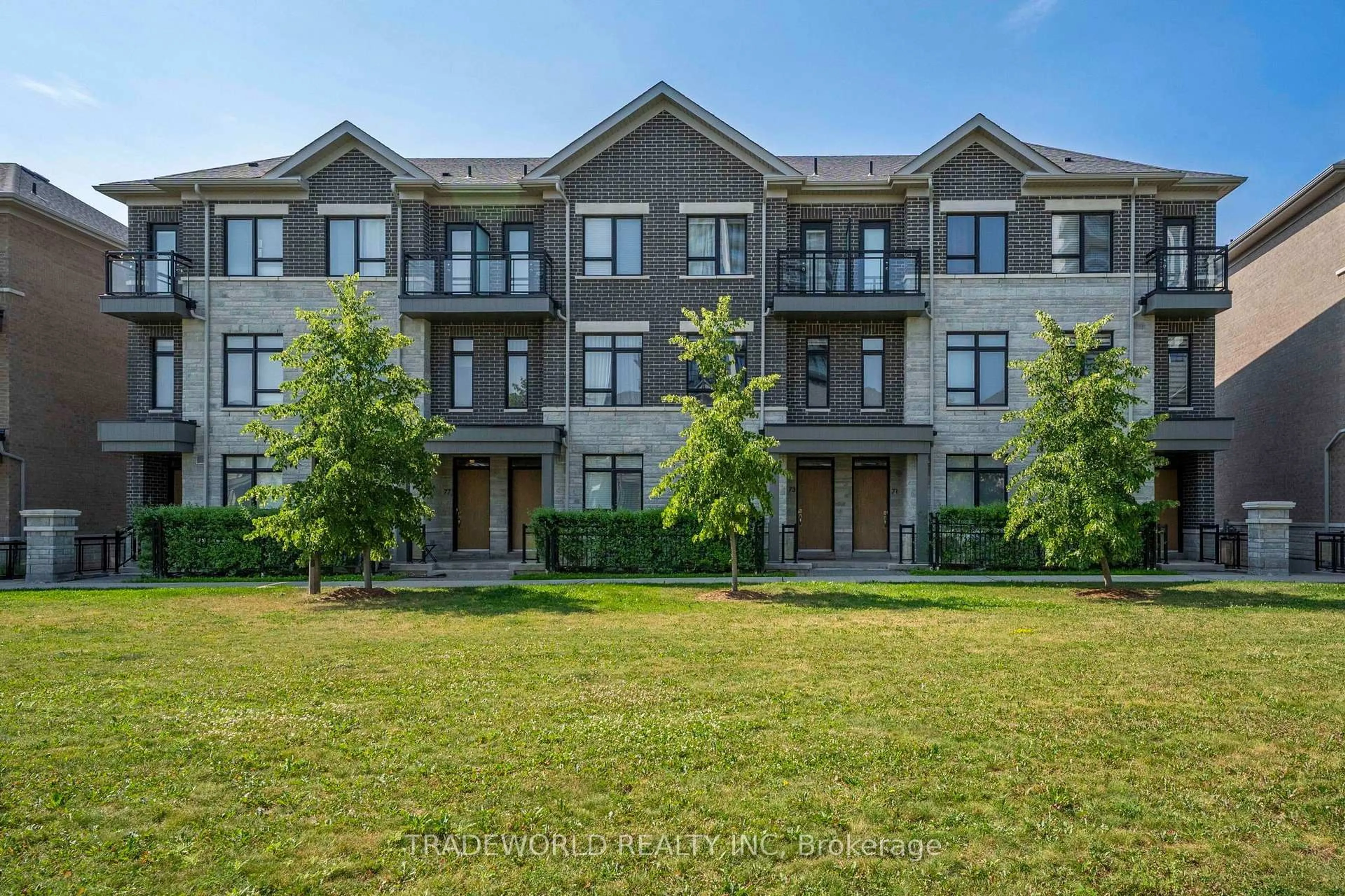 A pic from outside/outdoor area/front of a property/back of a property/a pic from drone, unknown for 73 Feeney Lane, Markham Ontario L3T 0G3