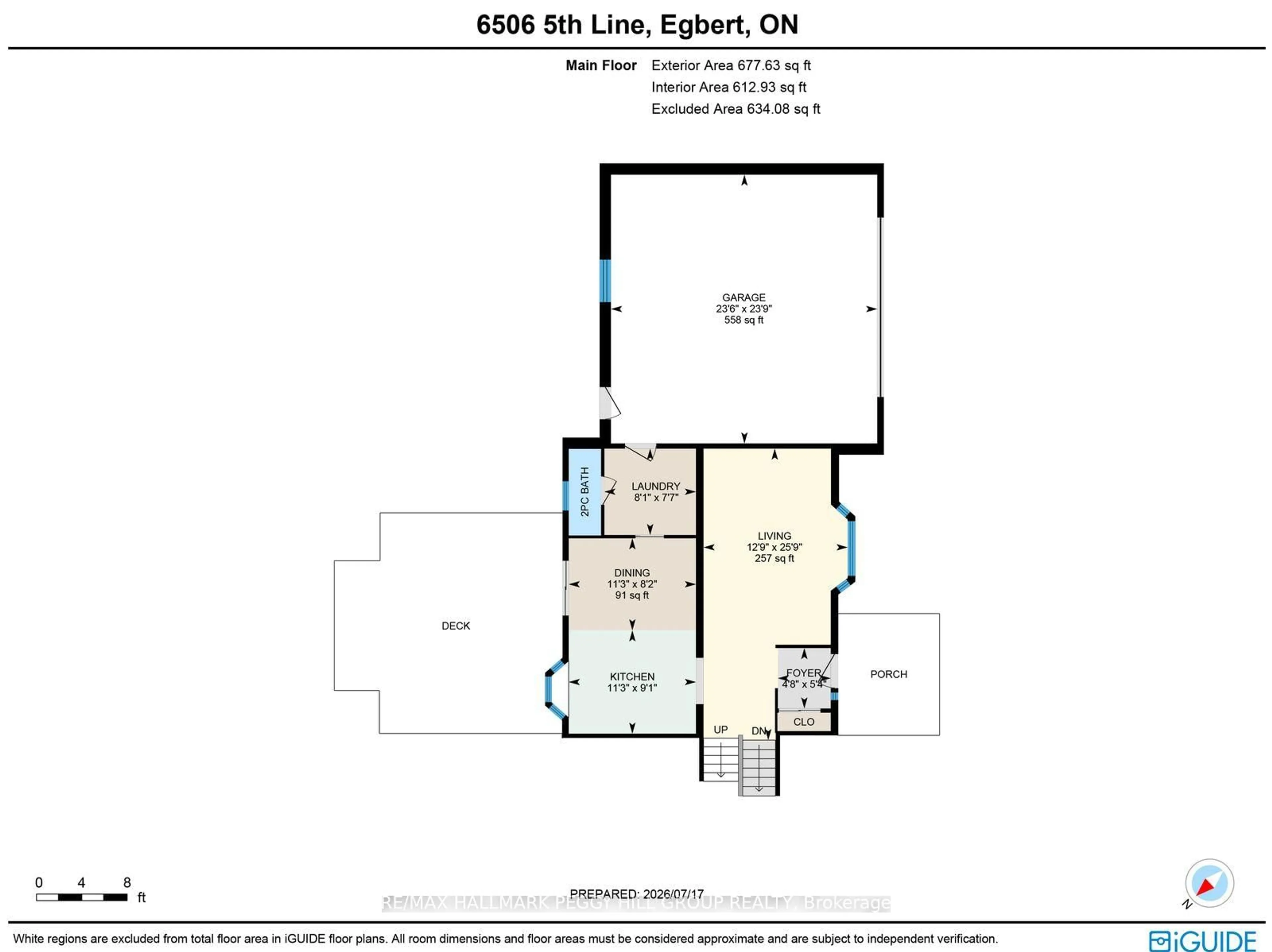 Floor plan for 6506 5th Line, Essa Ontario L0L 1N0