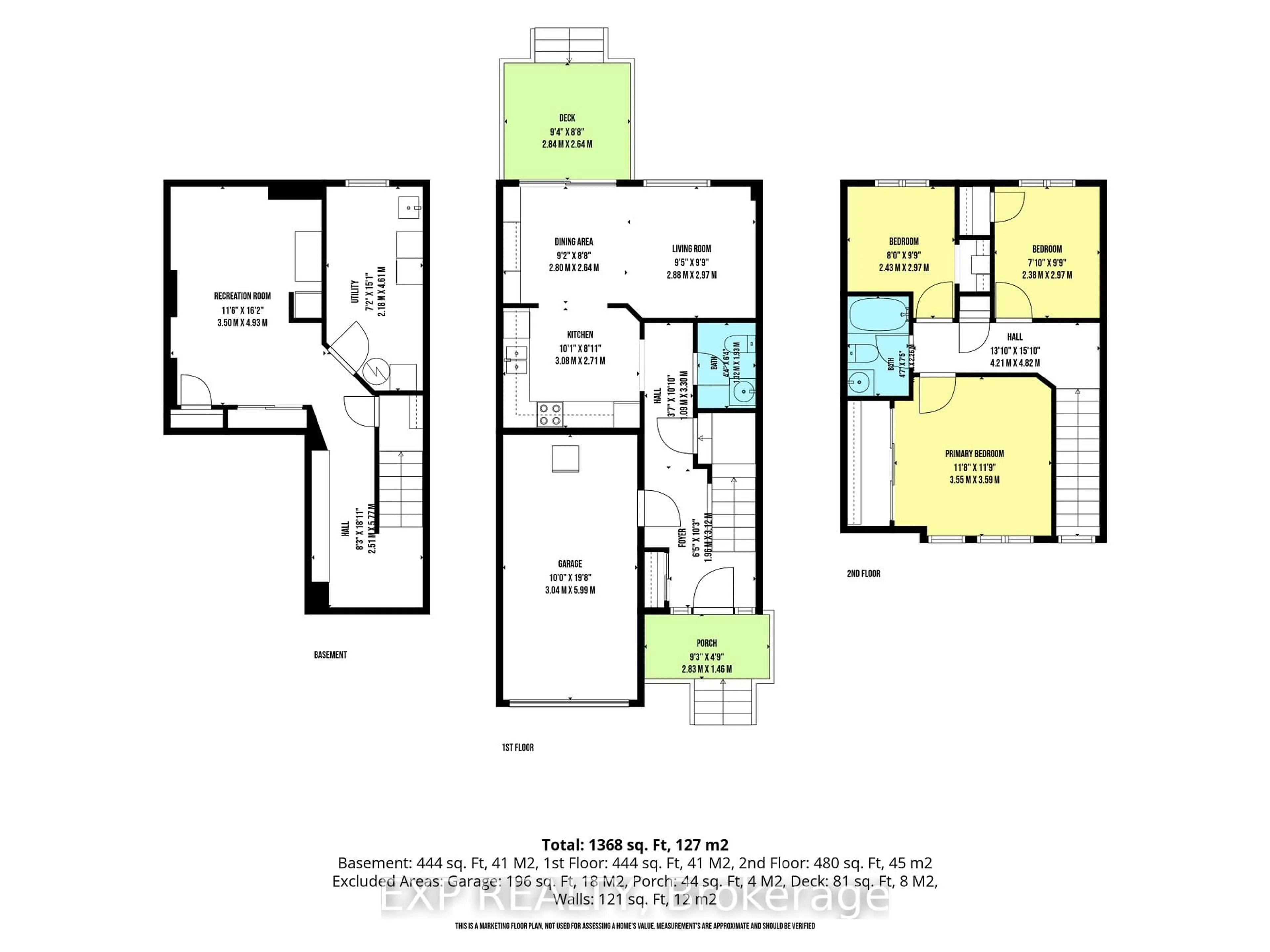 Floor plan for 3 Battenberg Crt, East Gwillimbury Ontario L0G 1M0
