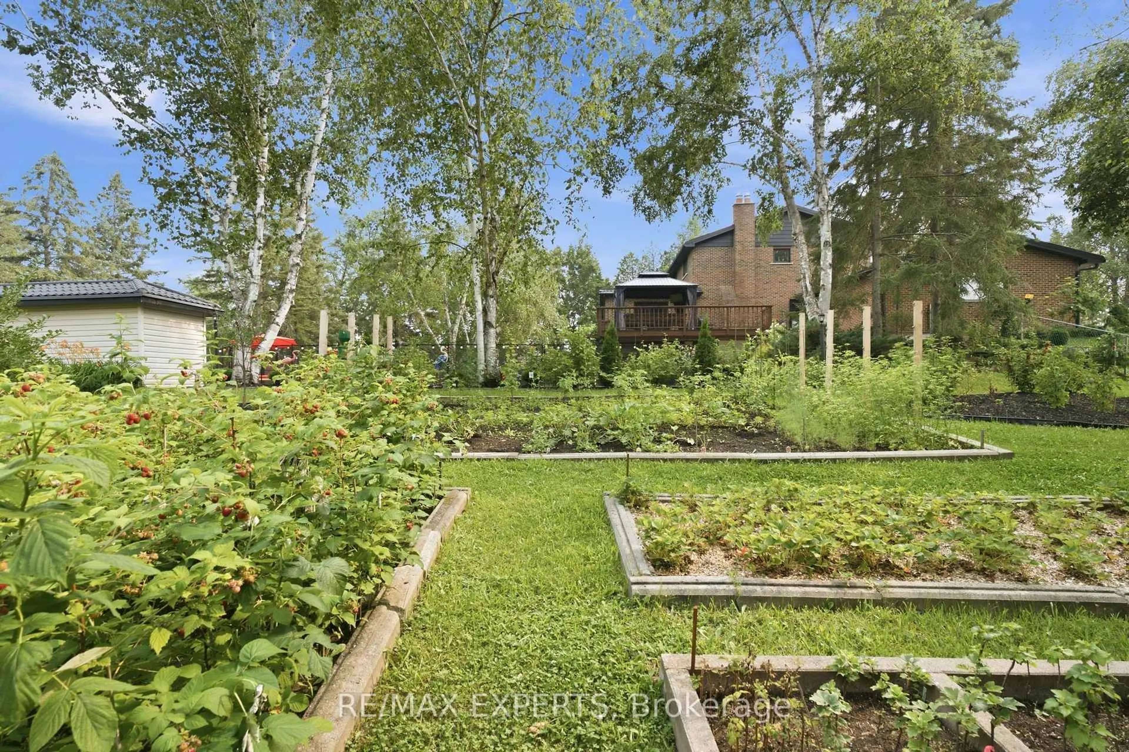 Patio, forest/trees view for 2003 Grand Vista Crt, Innisfil Ontario L9S 4A6