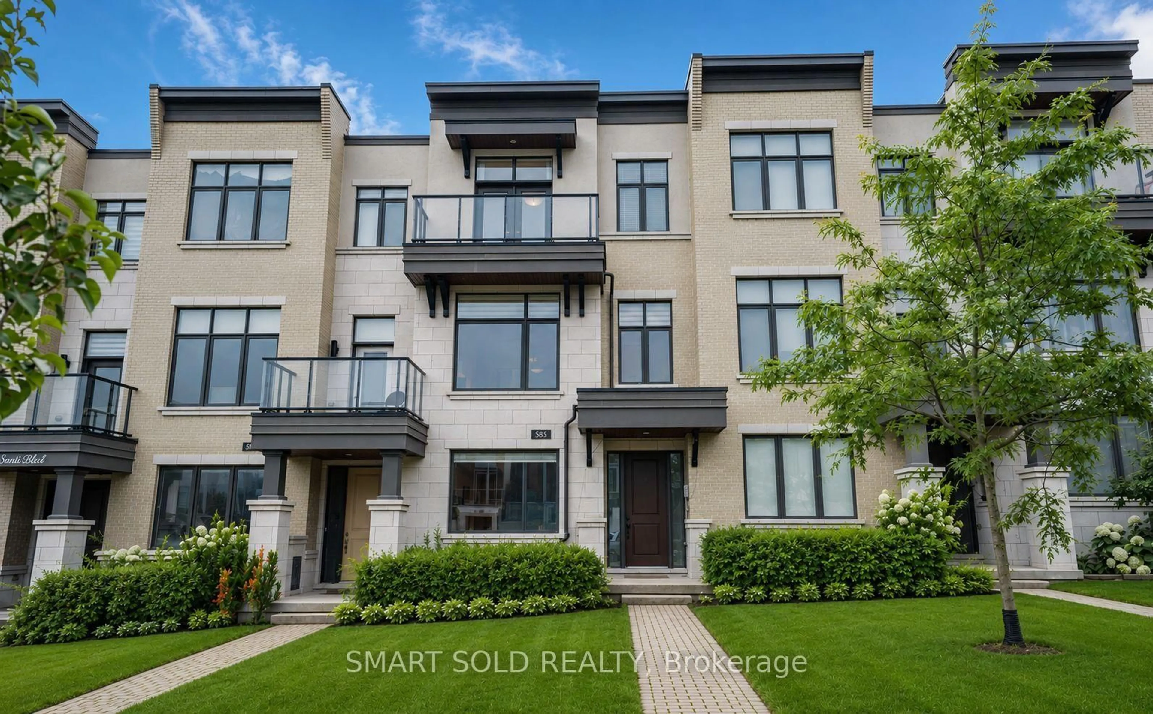 Home with brick exterior material, street for 585 Marc Santi Blvd, Vaughan Ontario L6A 4Z8