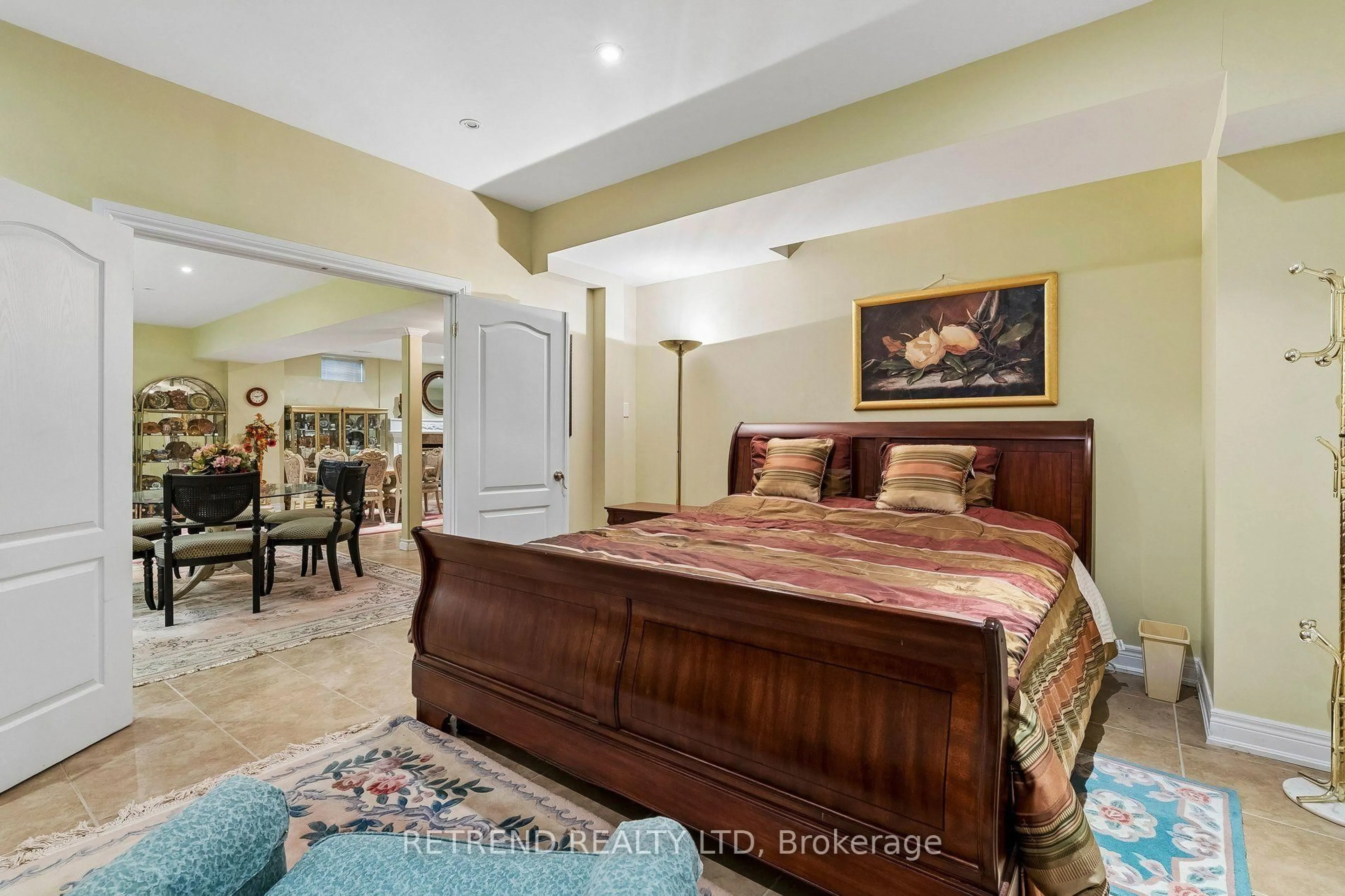 Bedroom with bed, ceramic/tile floor for 791 Clarence St, Vaughan Ontario L4L 8V2