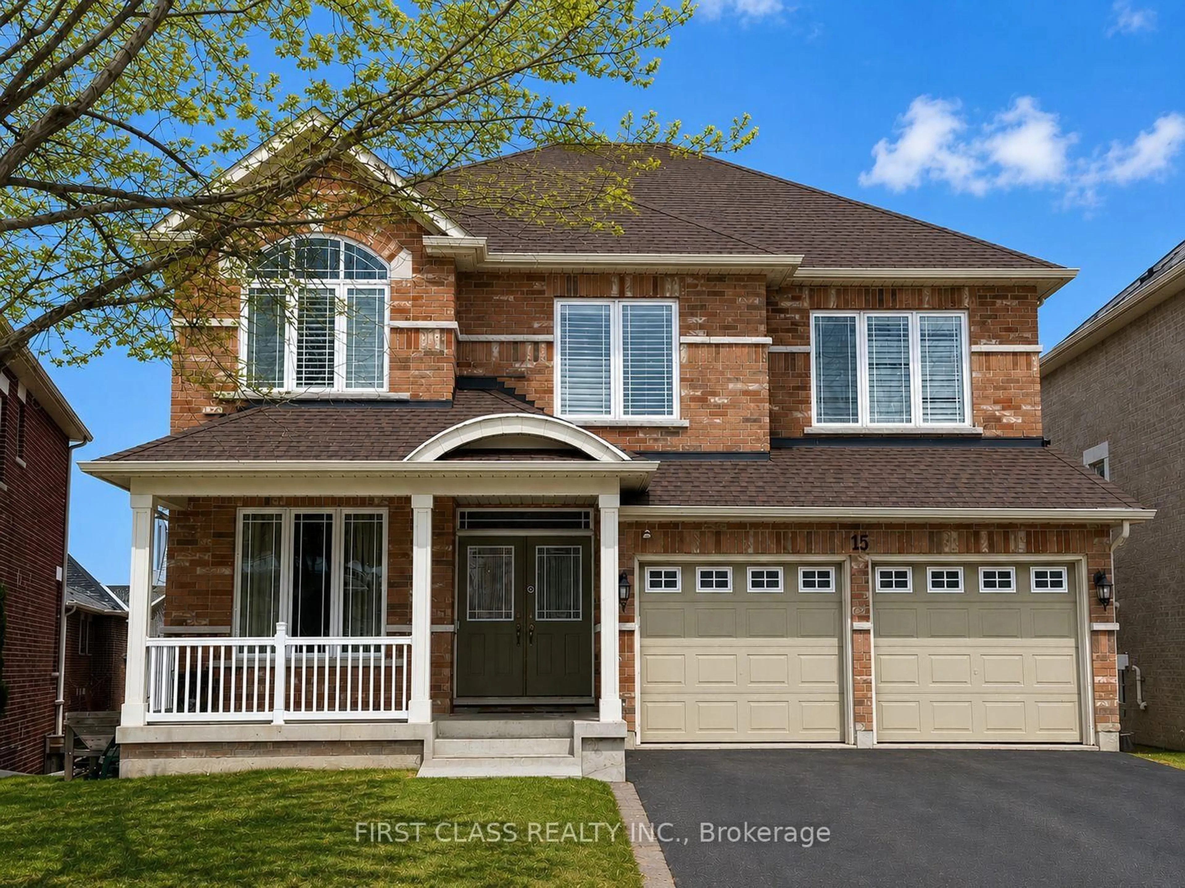 Home with brick exterior material, street for 15 Usherwood St, Aurora Ontario L4G 7W6