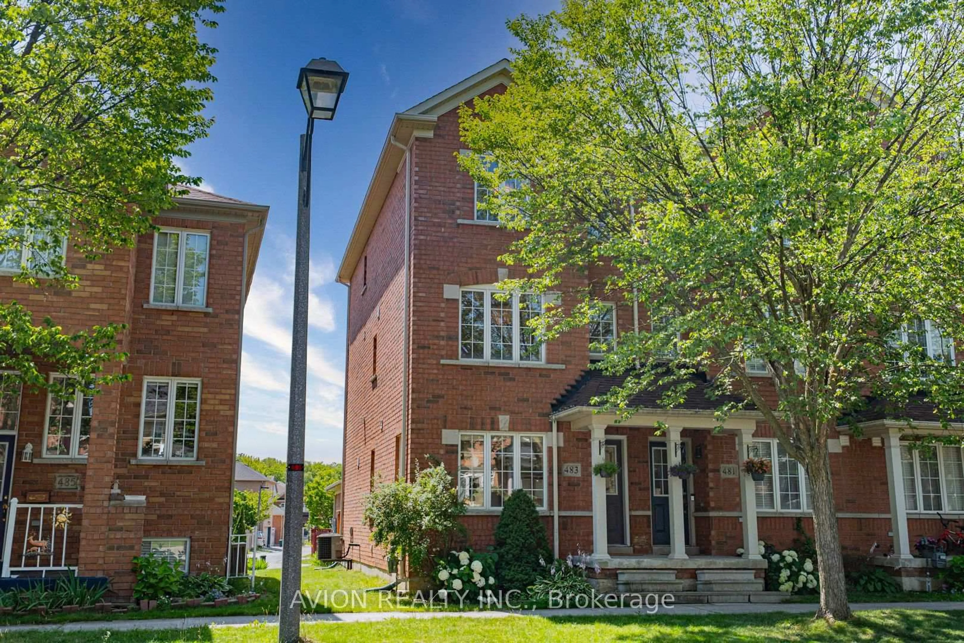 Home with brick exterior material, street for 483 White's Hill Ave, Markham Ontario L6B 0J8