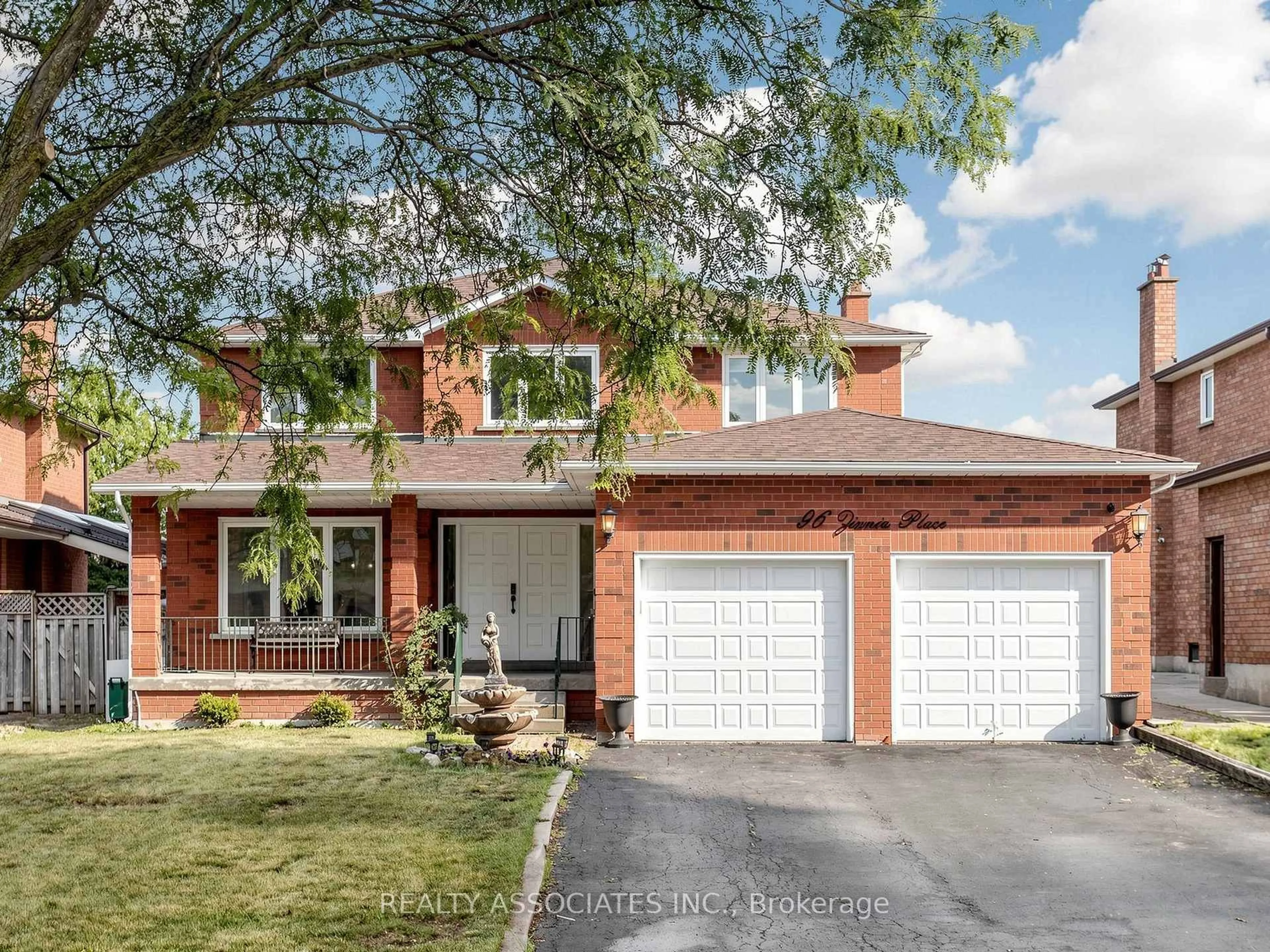 Home with brick exterior material, street for 96 Zinnia Pl, Vaughan Ontario L4L 6G7