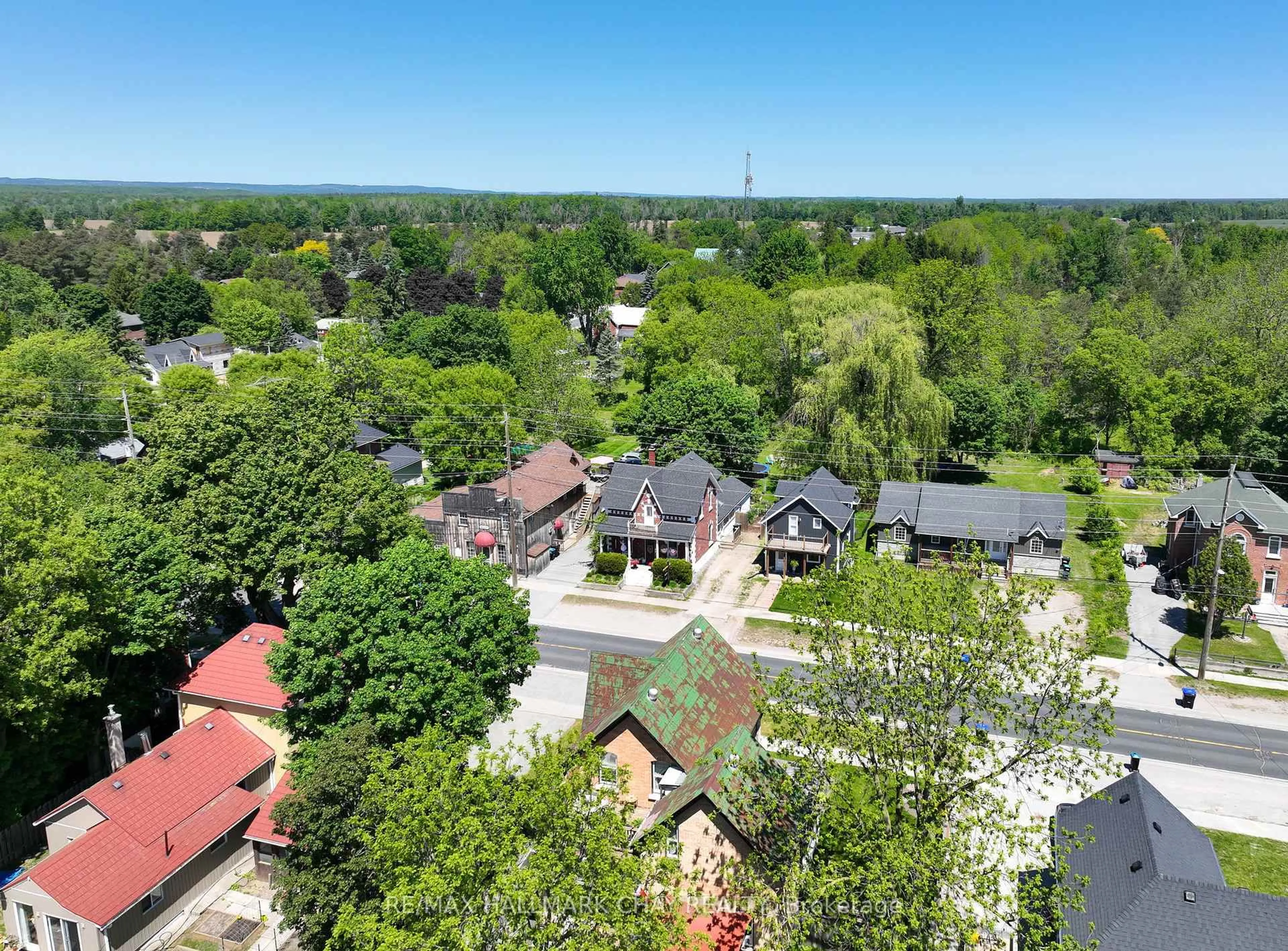 A pic from outside/outdoor area/front of a property/back of a property/a pic from drone, unknown for 8116 Main St, Adjala-Tosorontio Ontario L0L 1J0