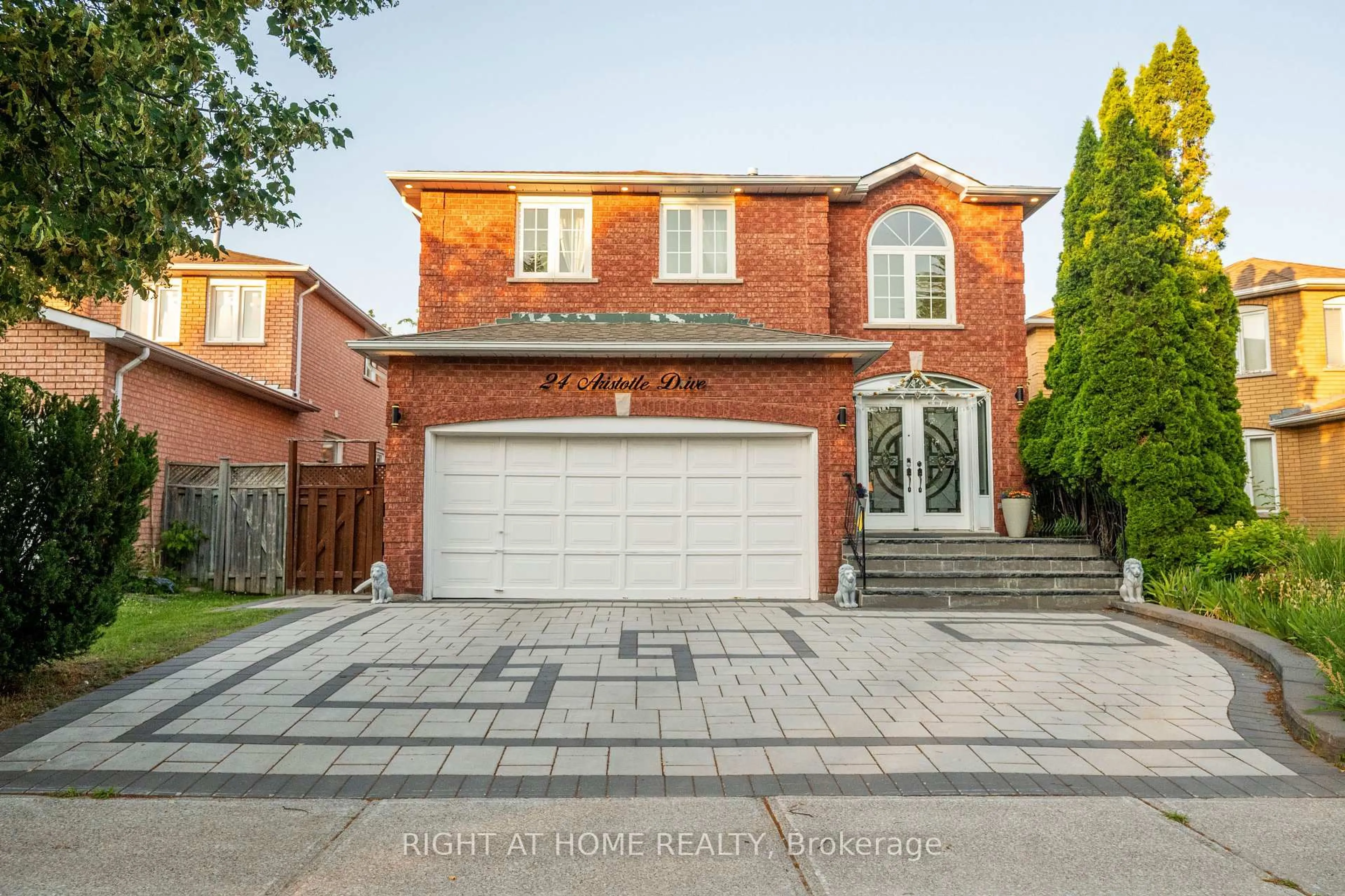Home with brick exterior material, street for 24 Aristotle Dr, Richmond Hill Ontario L4S 1J2