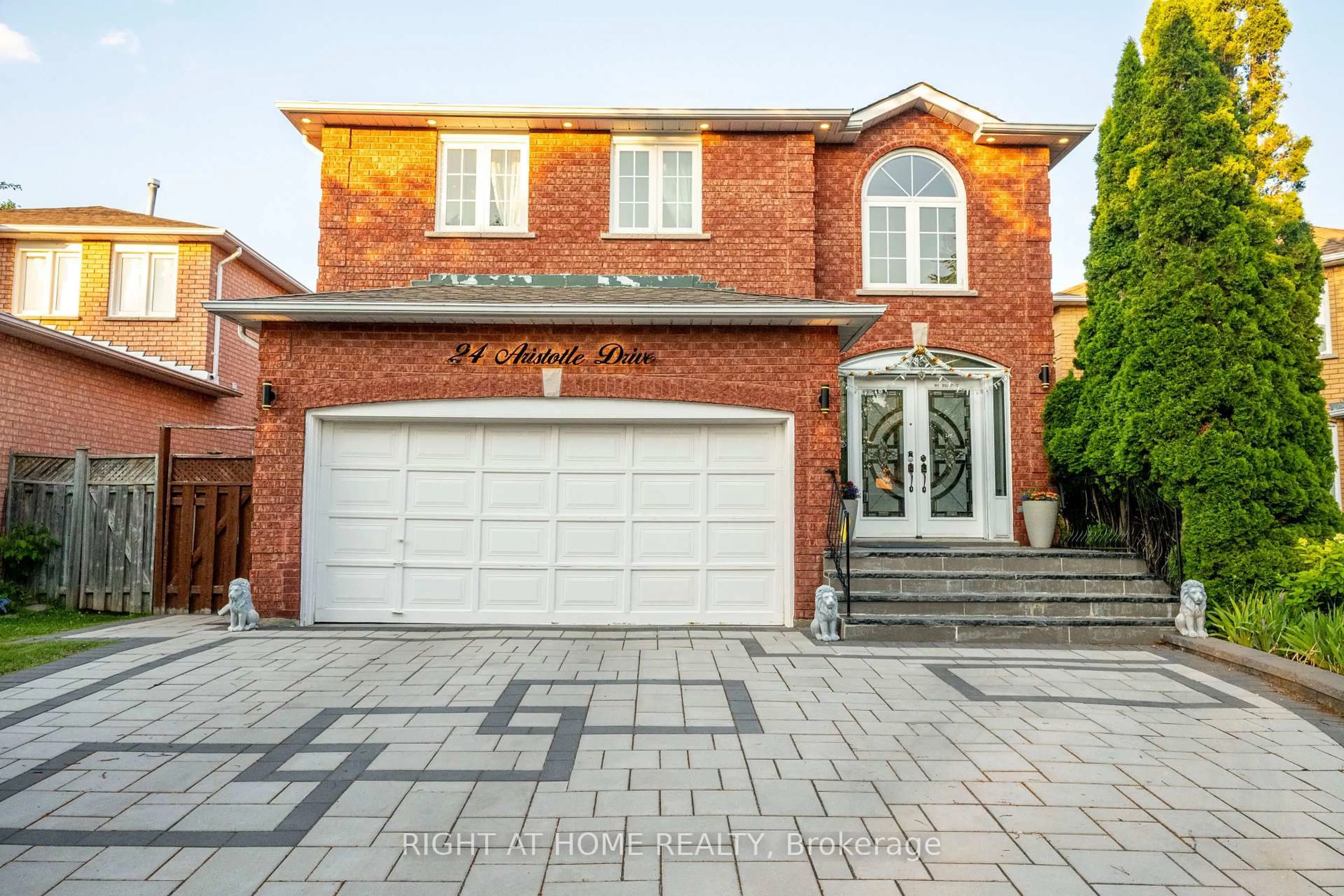 Home with brick exterior material, street for 24 Aristotle Dr, Richmond Hill Ontario L4S 1J2