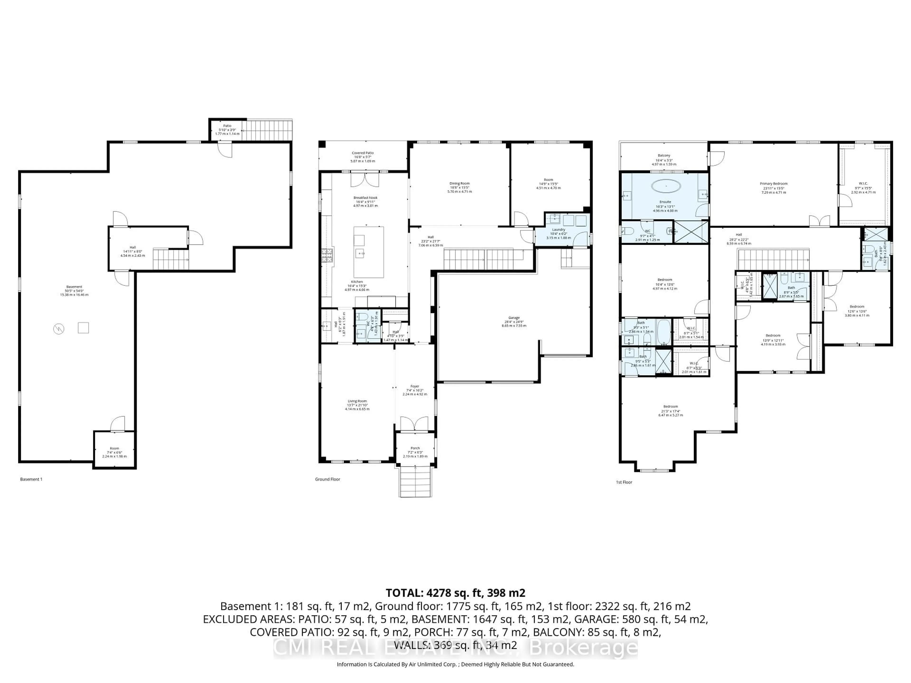 Floor plan for 101 Appleyard Ave, Vaughan Ontario L4H 4N3