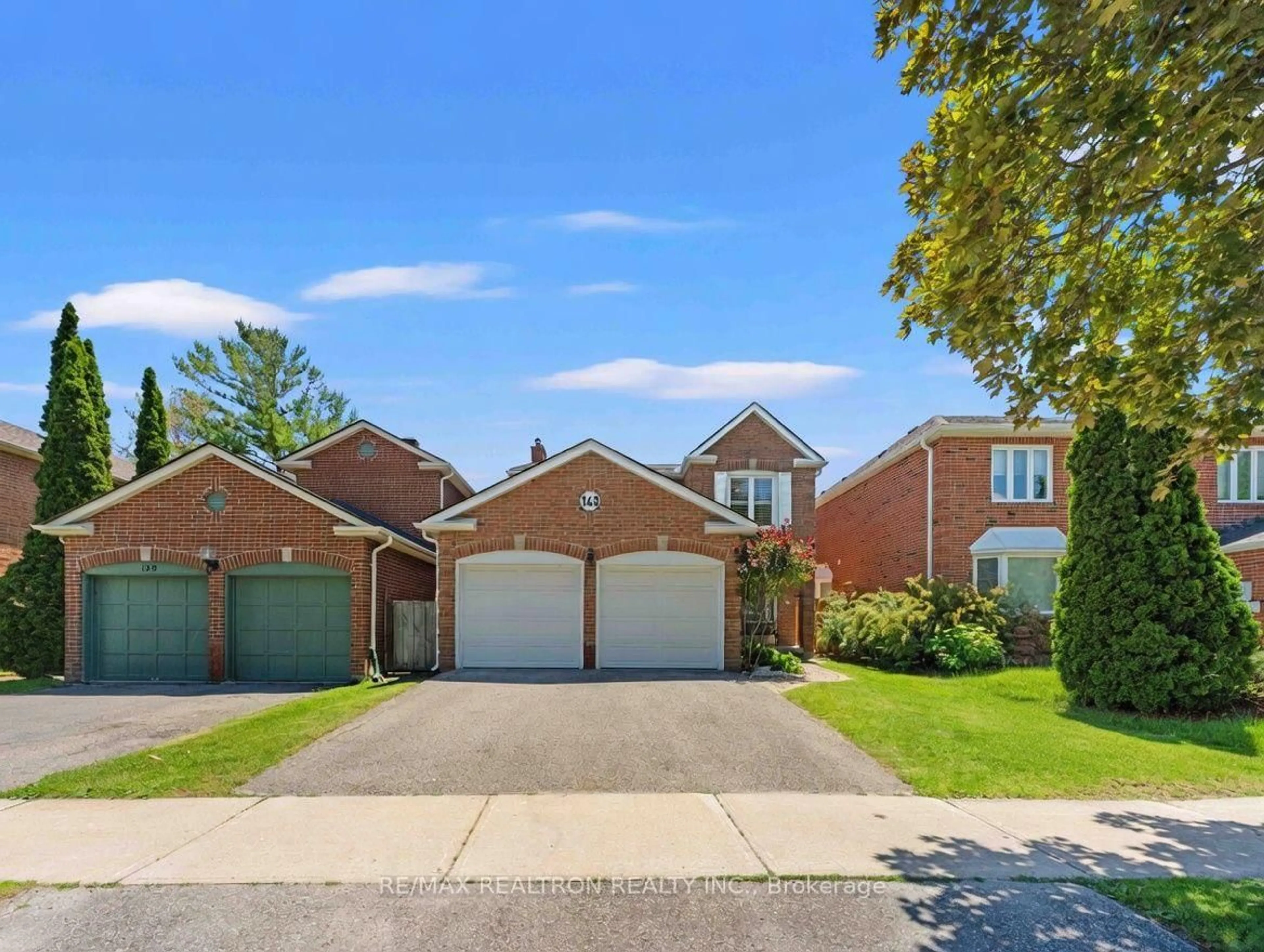 Home with brick exterior material, street for 143 Spring Gate Blvd, Vaughan Ontario L4J 3B2