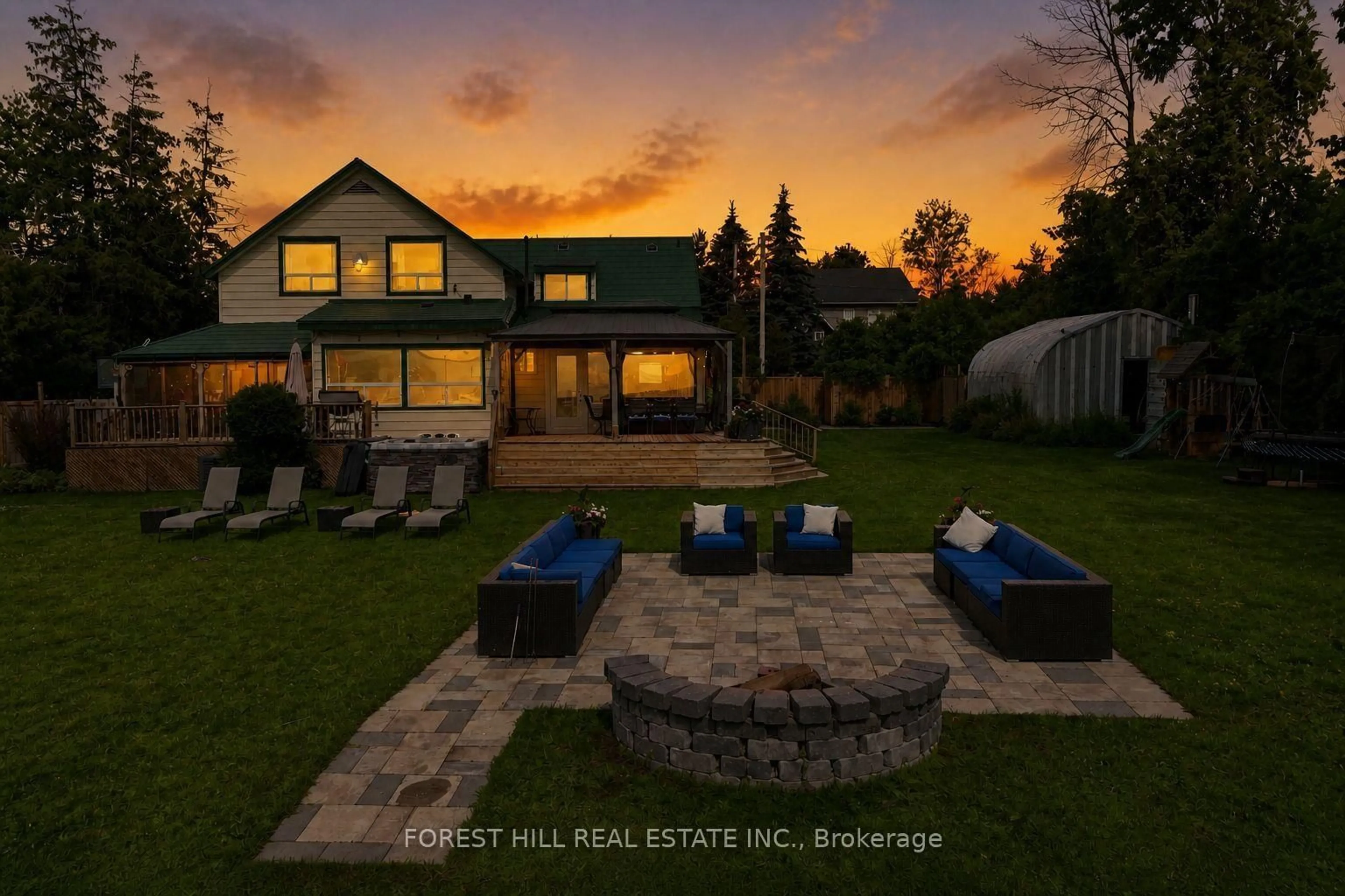 A pic from outside/outdoor area/front of a property/back of a property/a pic from drone, water/lake/river/ocean view for 1031 Wisker Ave, Innisfil Ontario L0L 1C0