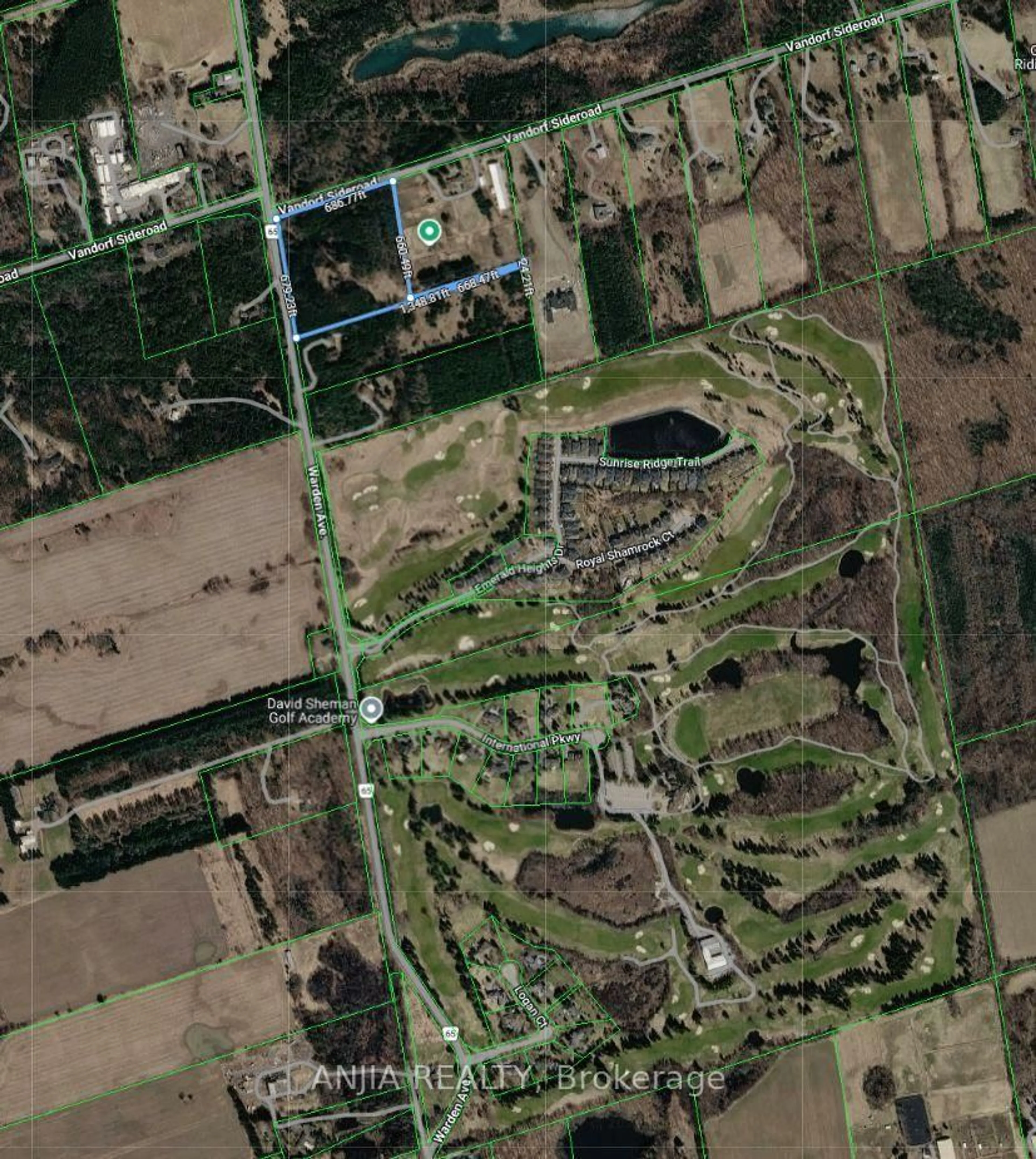 Picture of a map for 14467 Warden Ave, Whitchurch-Stouffville Ontario L4A 3T7