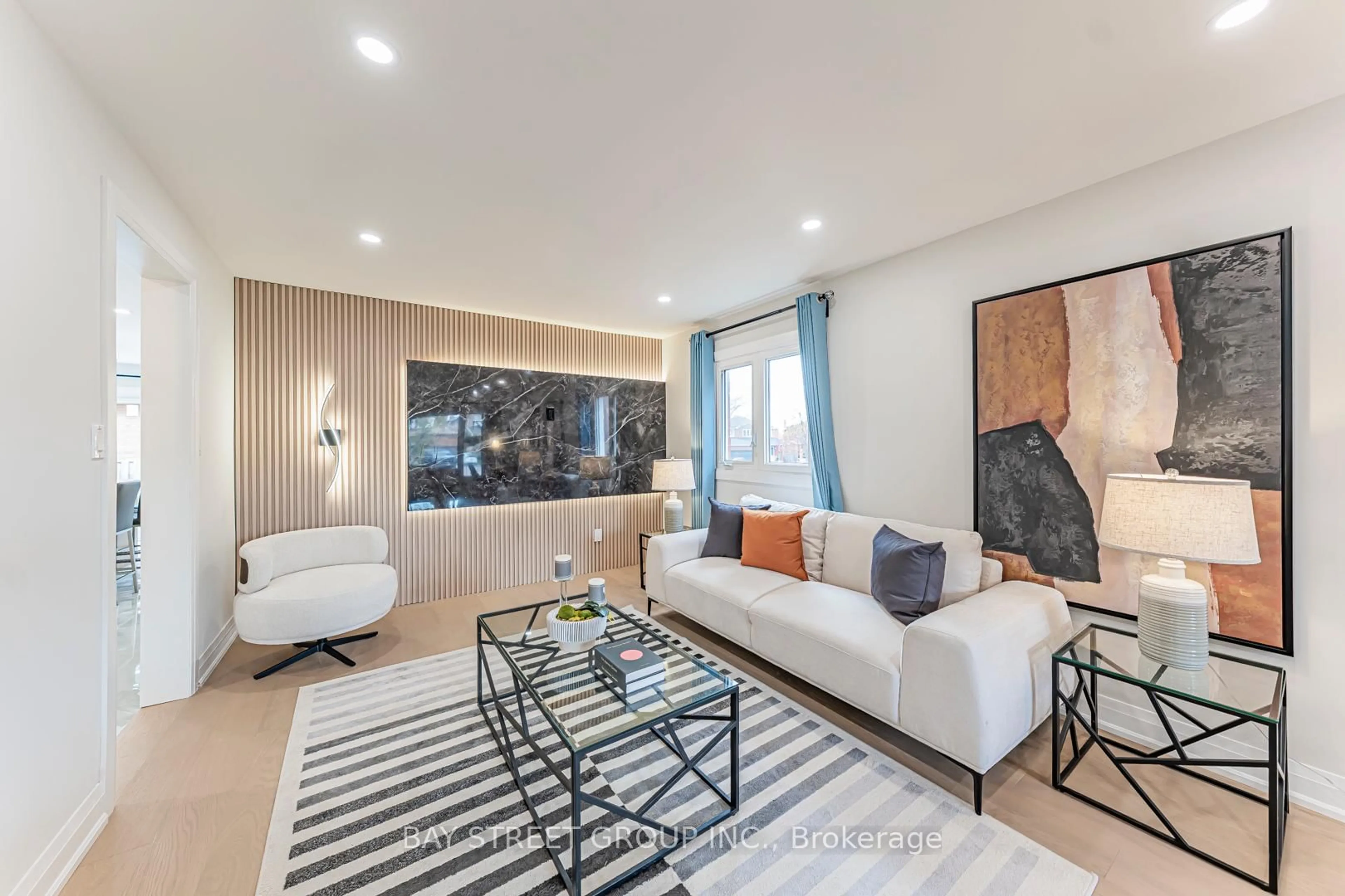 Living room with furniture, unknown for 146 Cabinet Cres, Vaughan Ontario L4L 6E5