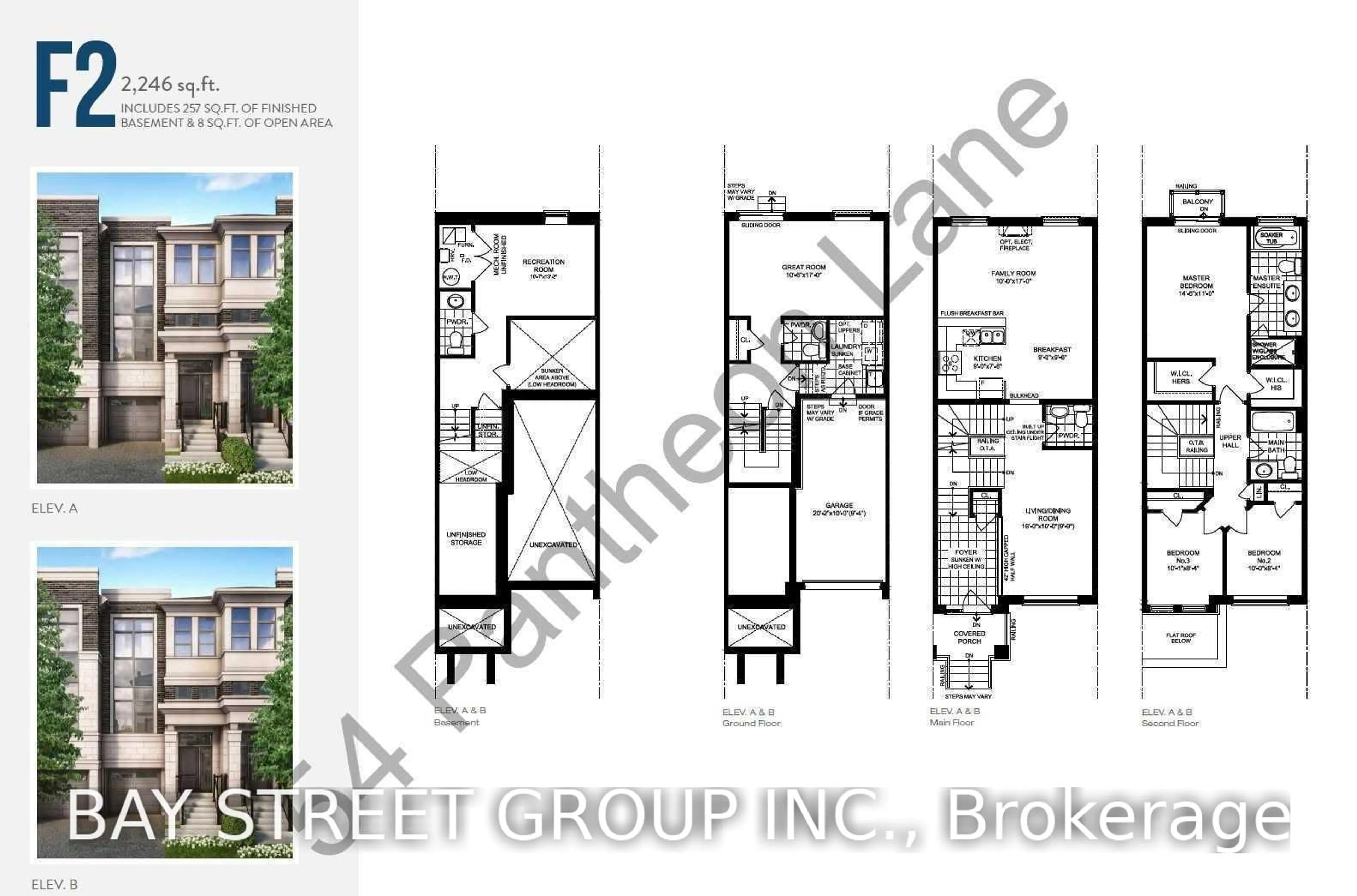 Floor plan for 54 Pantheon Lane, Markham Ontario L6E 0V3