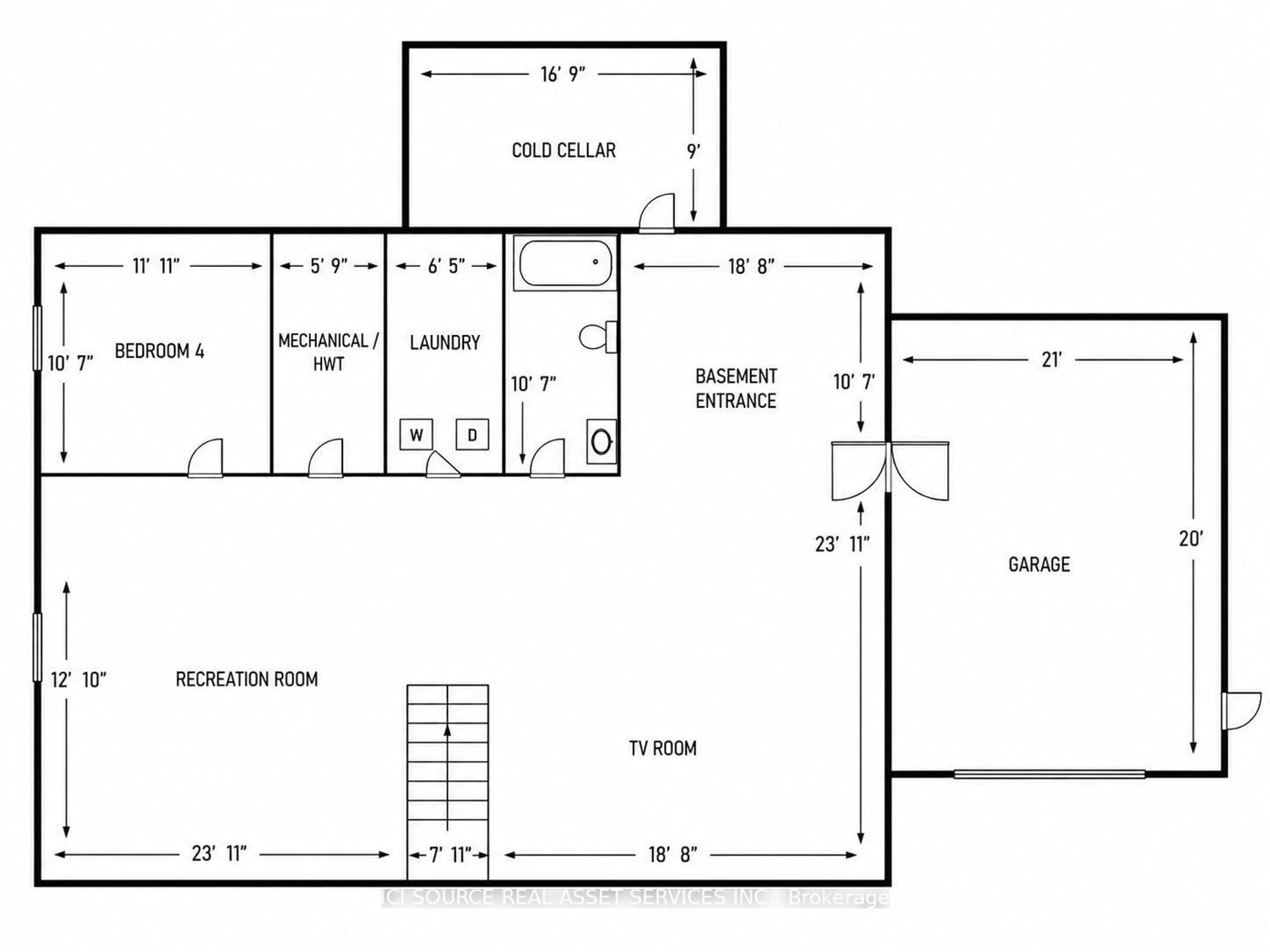 Floor plan for 689 Ravenshoe Rd, Uxbridge Ontario L9P 1R2