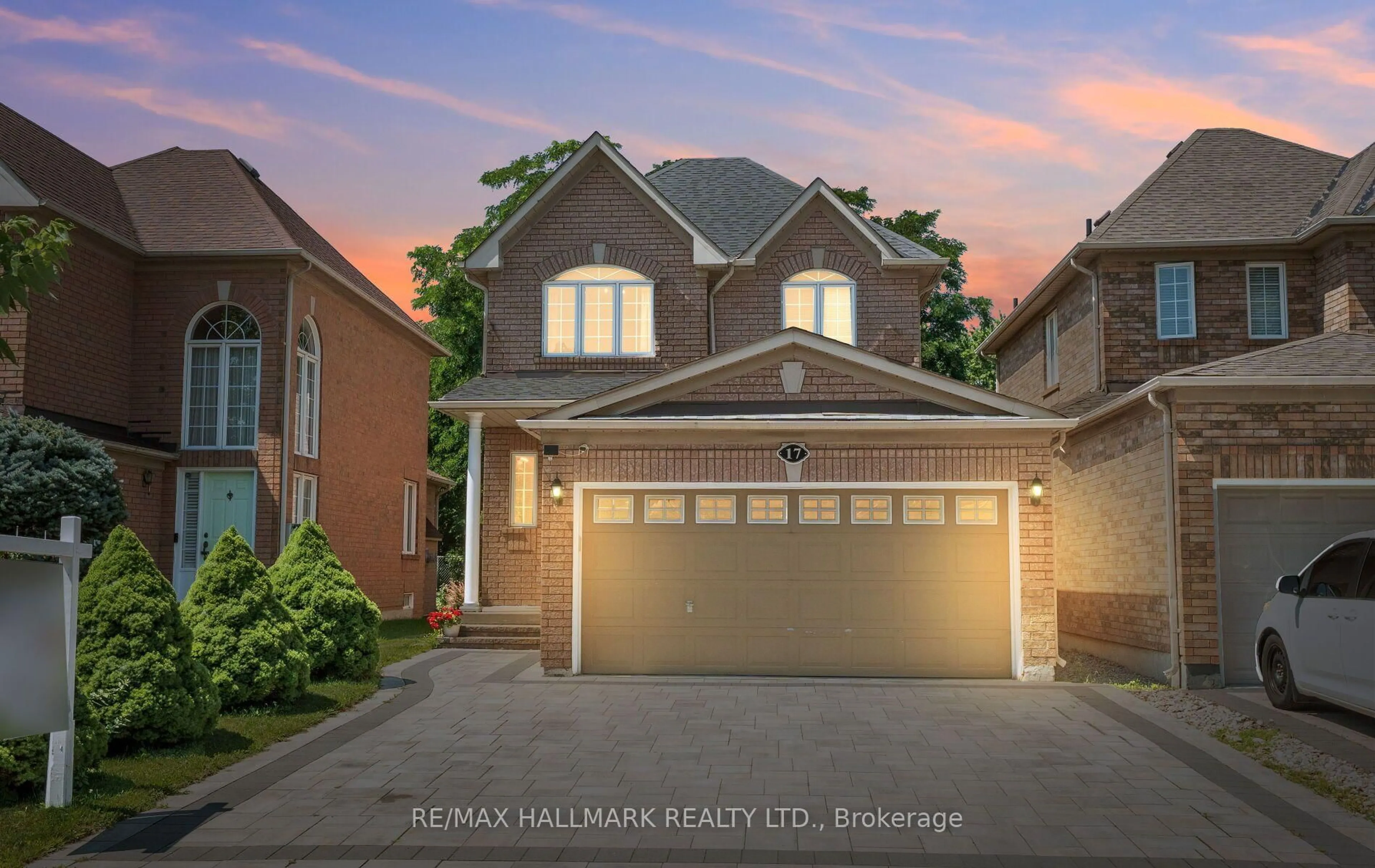 Home with brick exterior material, street for 17 Rushingbrook Dr, Richmond Hill Ontario L4S 1W6