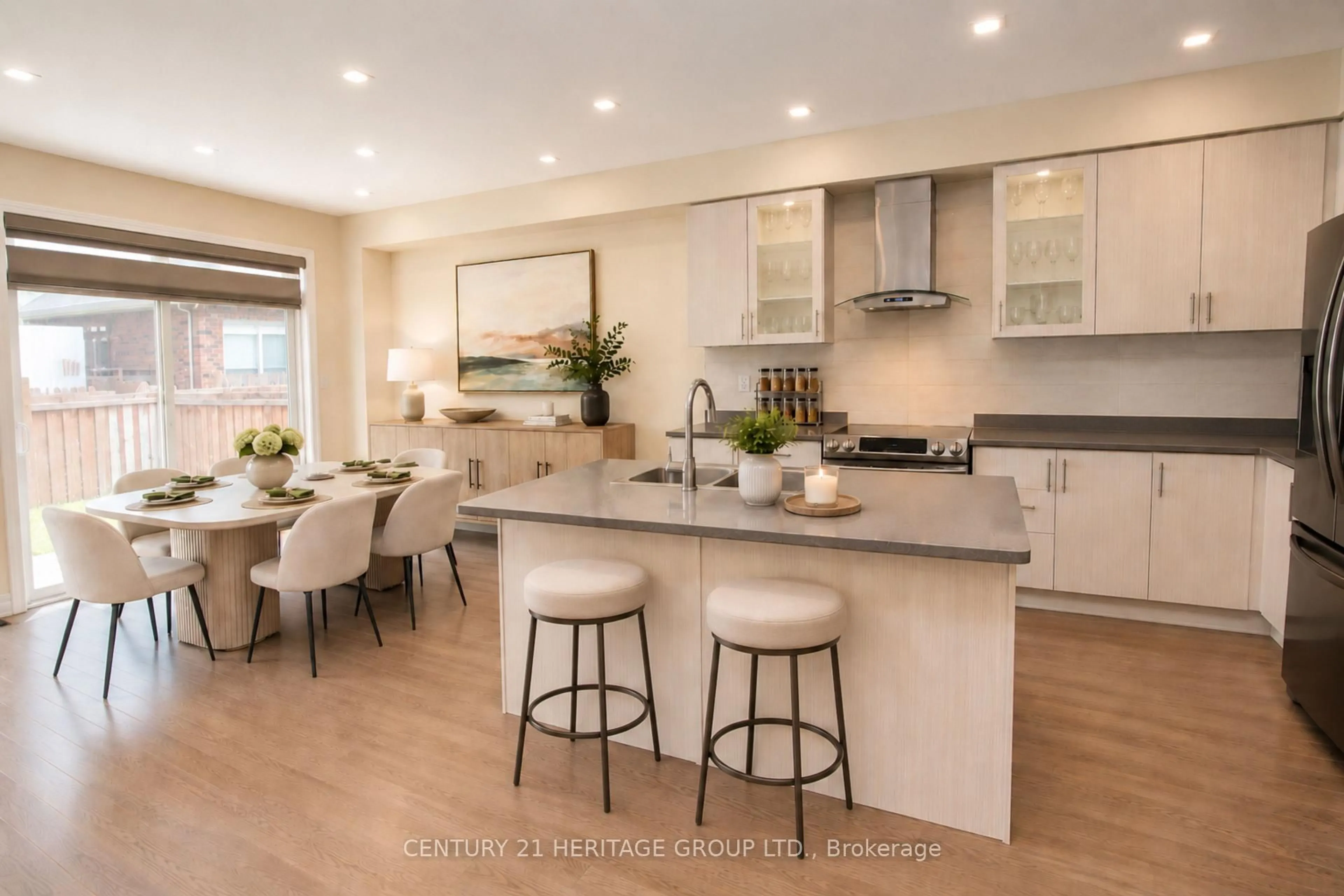Open concept kitchen, unknown for 83 Kingknoll Cres, Georgina Ontario L4P 0H8