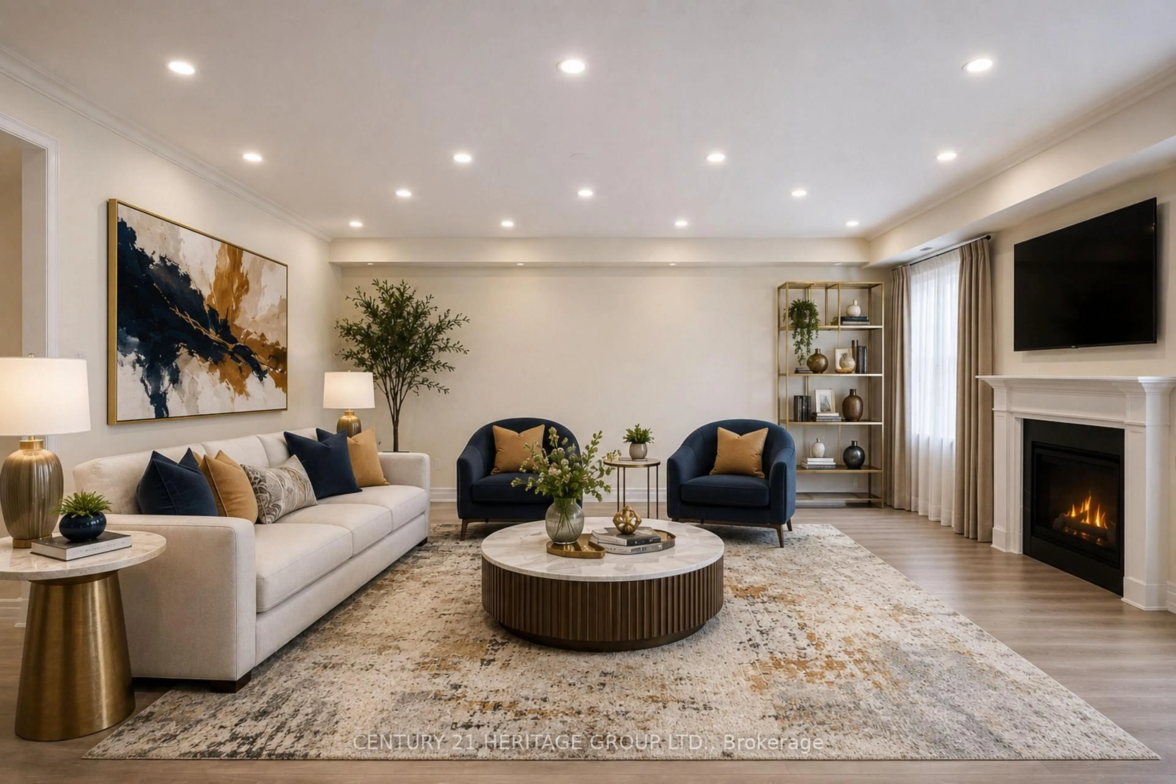 Living room with furniture, unknown for 83 Kingknoll Cres, Georgina Ontario L4P 0H8