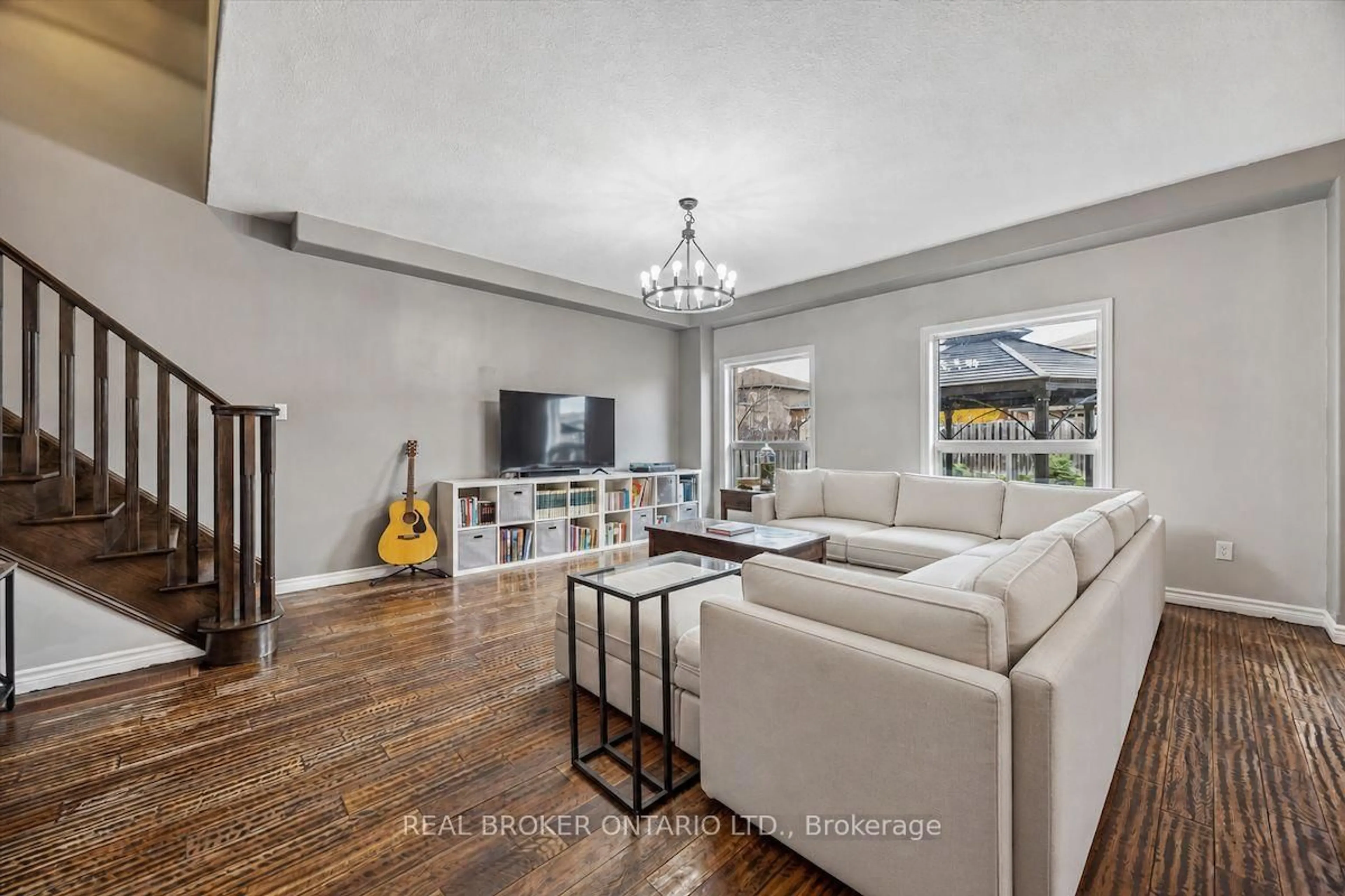 Living room with furniture, unknown for 58 Stevenson St, Essa Ontario L3W 0P4