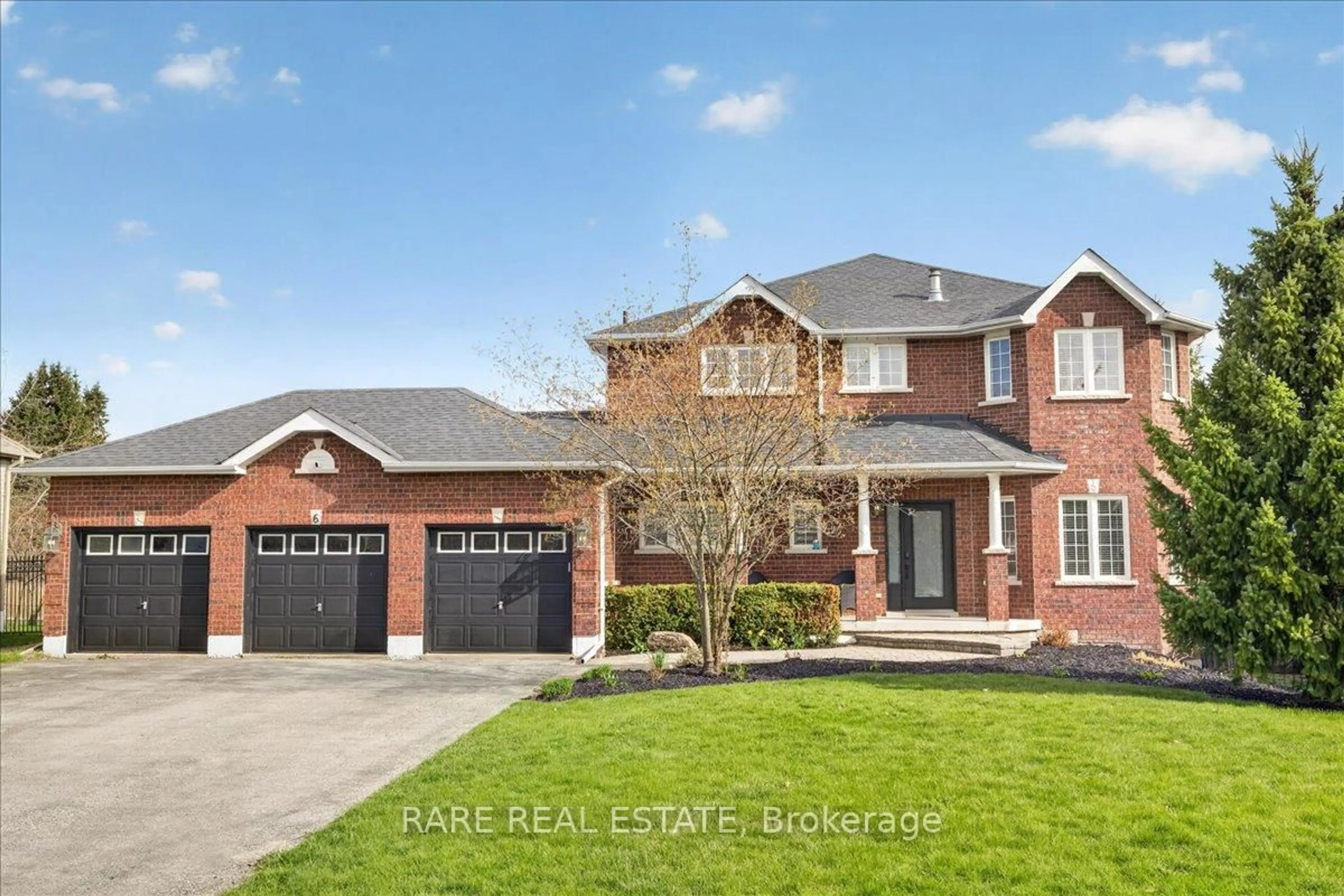 Home with brick exterior material, street for 6 Brykman Rd, Essa Ontario L0L 2N2