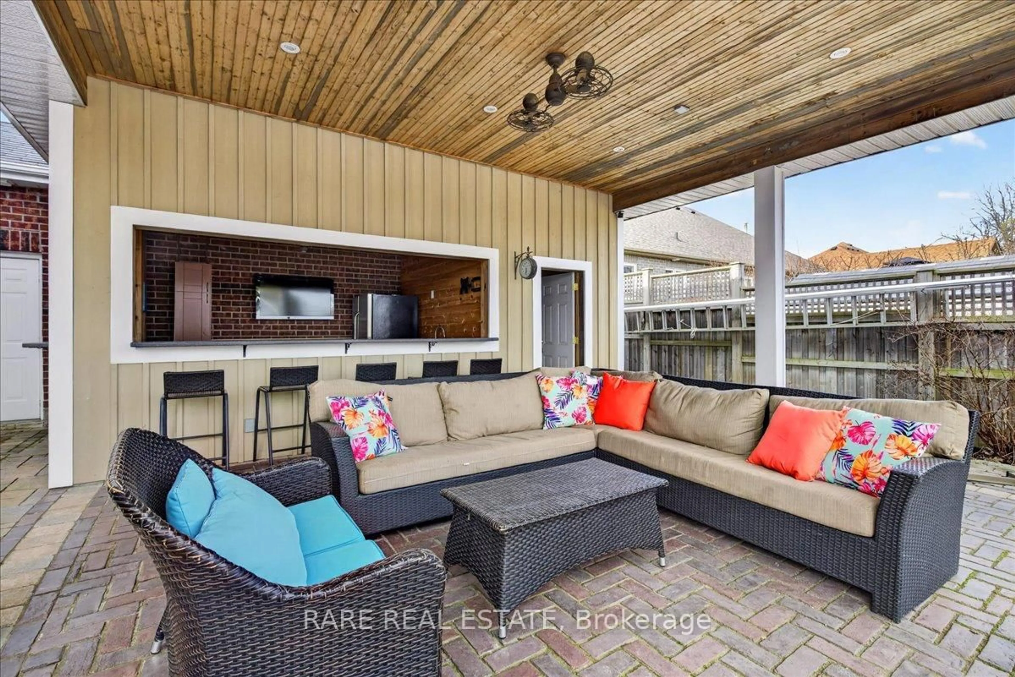 Patio, water/lake/river/ocean view for 6 Brykman Rd, Essa Ontario L0L 2N2