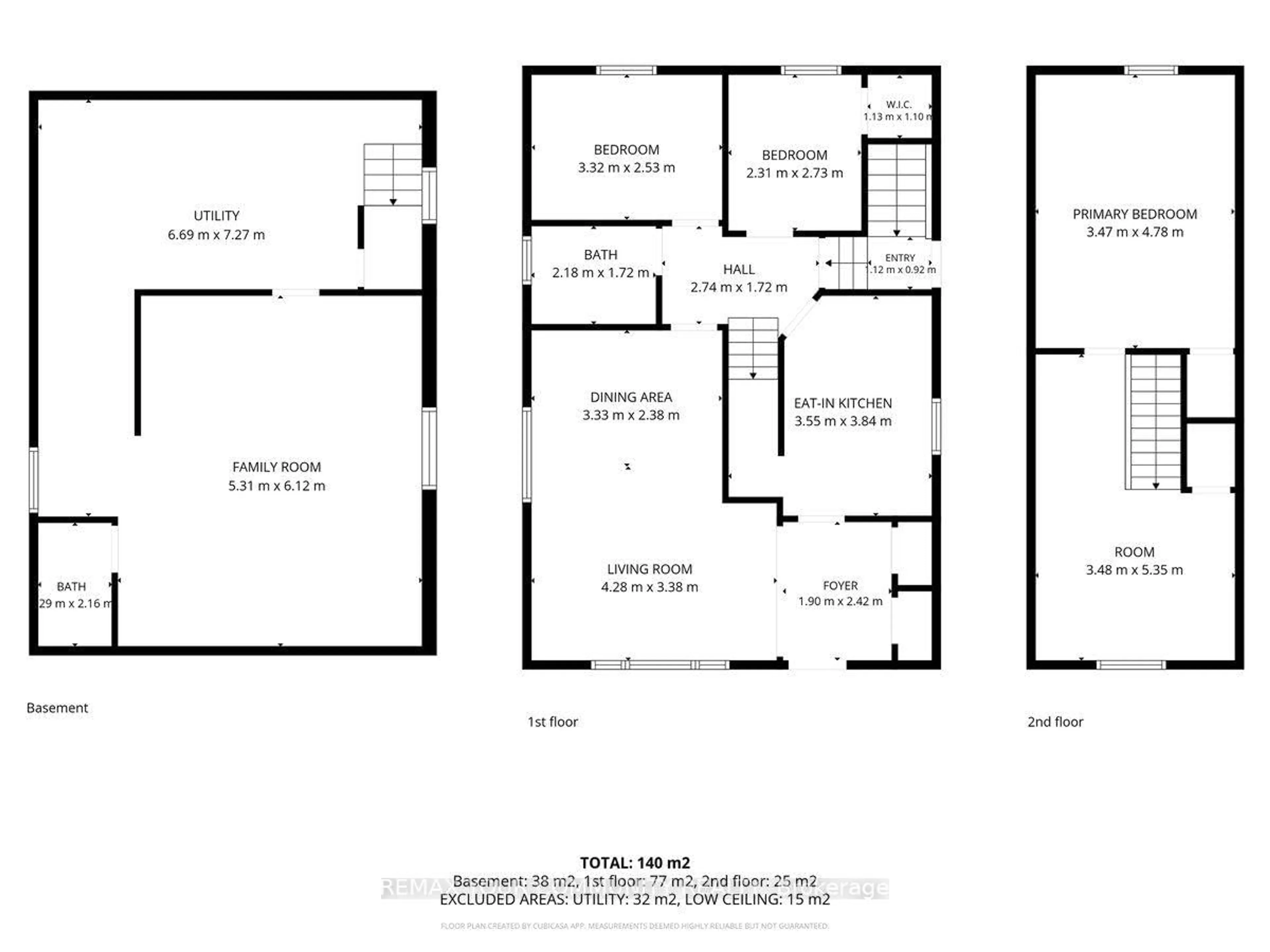 Floor plan for 223 Richmond St, Richmond Hill Ontario L4C 3Y9