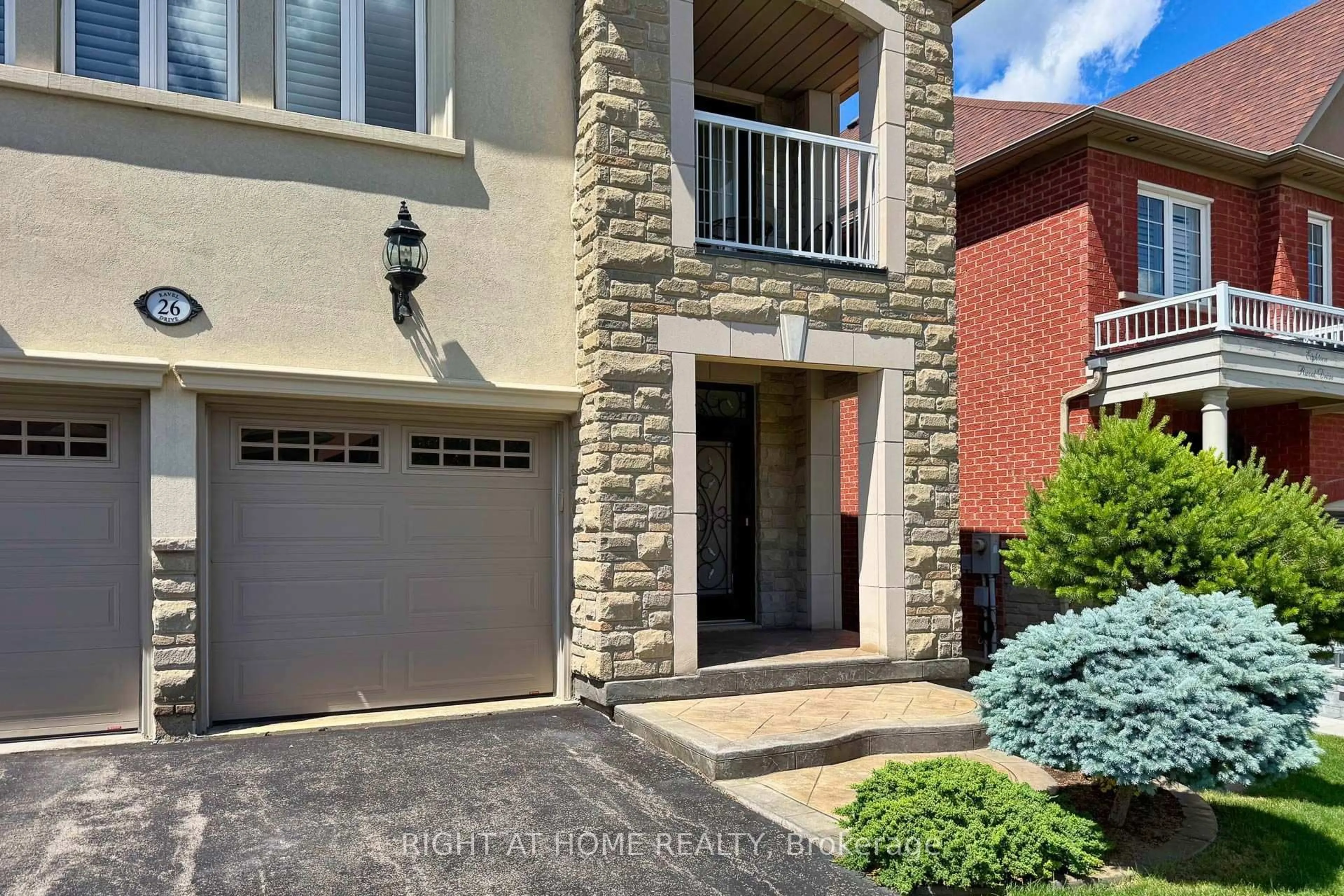 Home with brick exterior material, street for 26 Ravel Dr, Vaughan Ontario L4J 8Z2