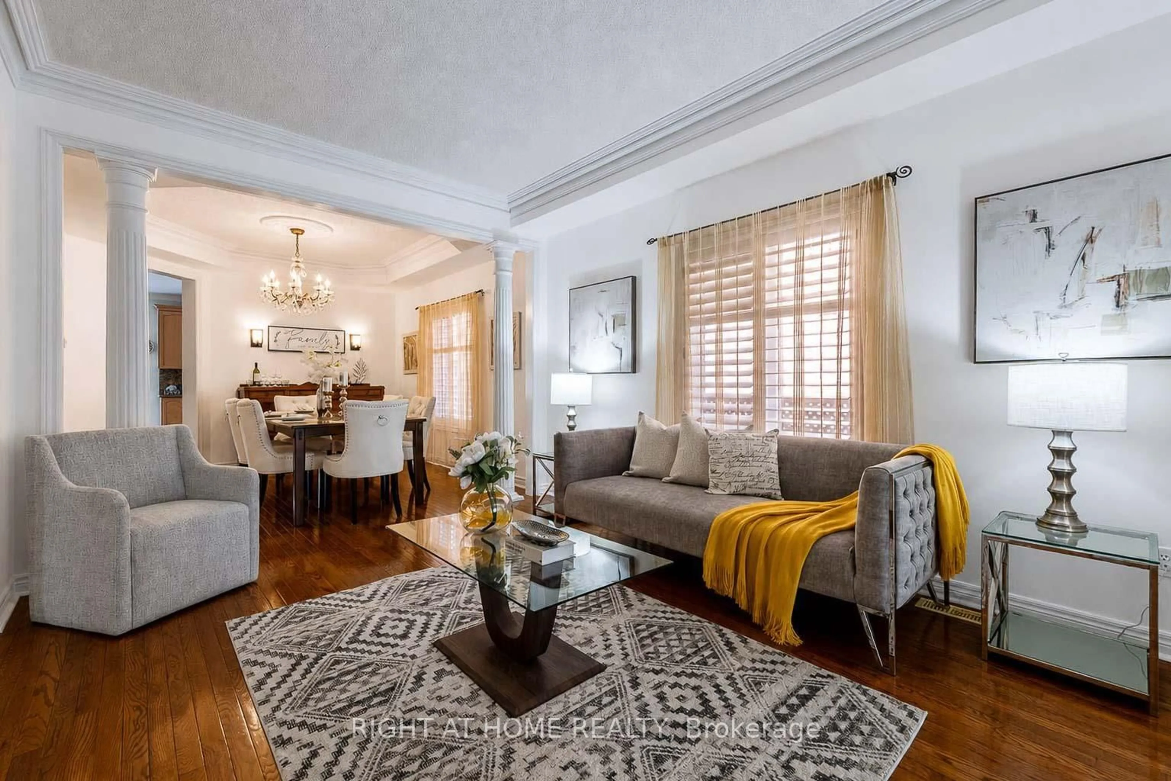 Living room with furniture, unknown for 26 Ravel Dr, Vaughan Ontario L4J 8Z2