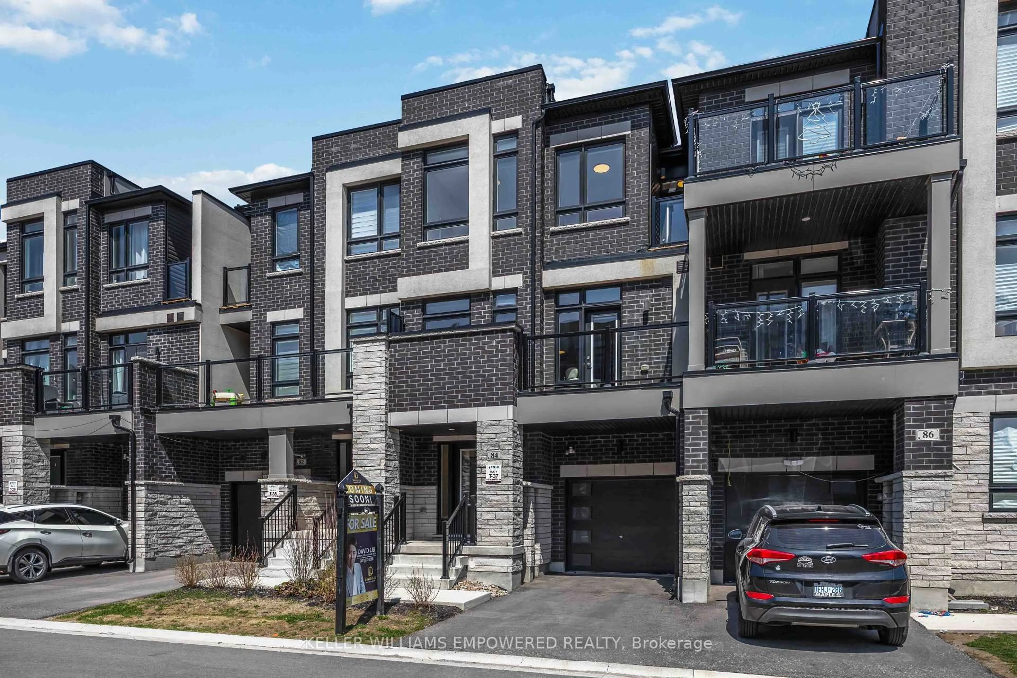 Home with brick exterior material, street for 84 Riley Reed Lane, Richmond Hill Ontario L4S 0M3
