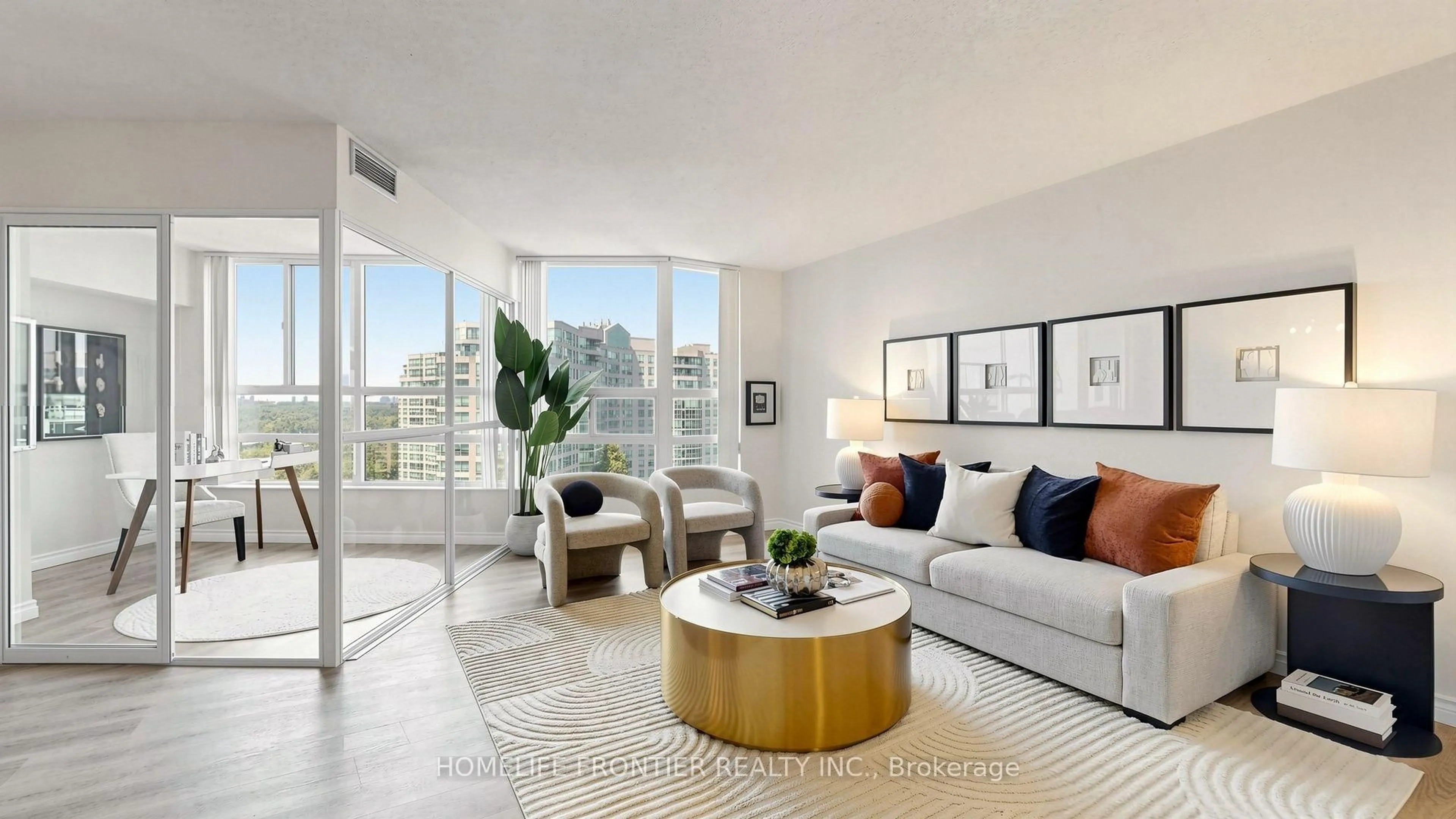 Living room with furniture, unknown for 7825 Bayview Ave #1016, Markham Ontario L3T 7N2