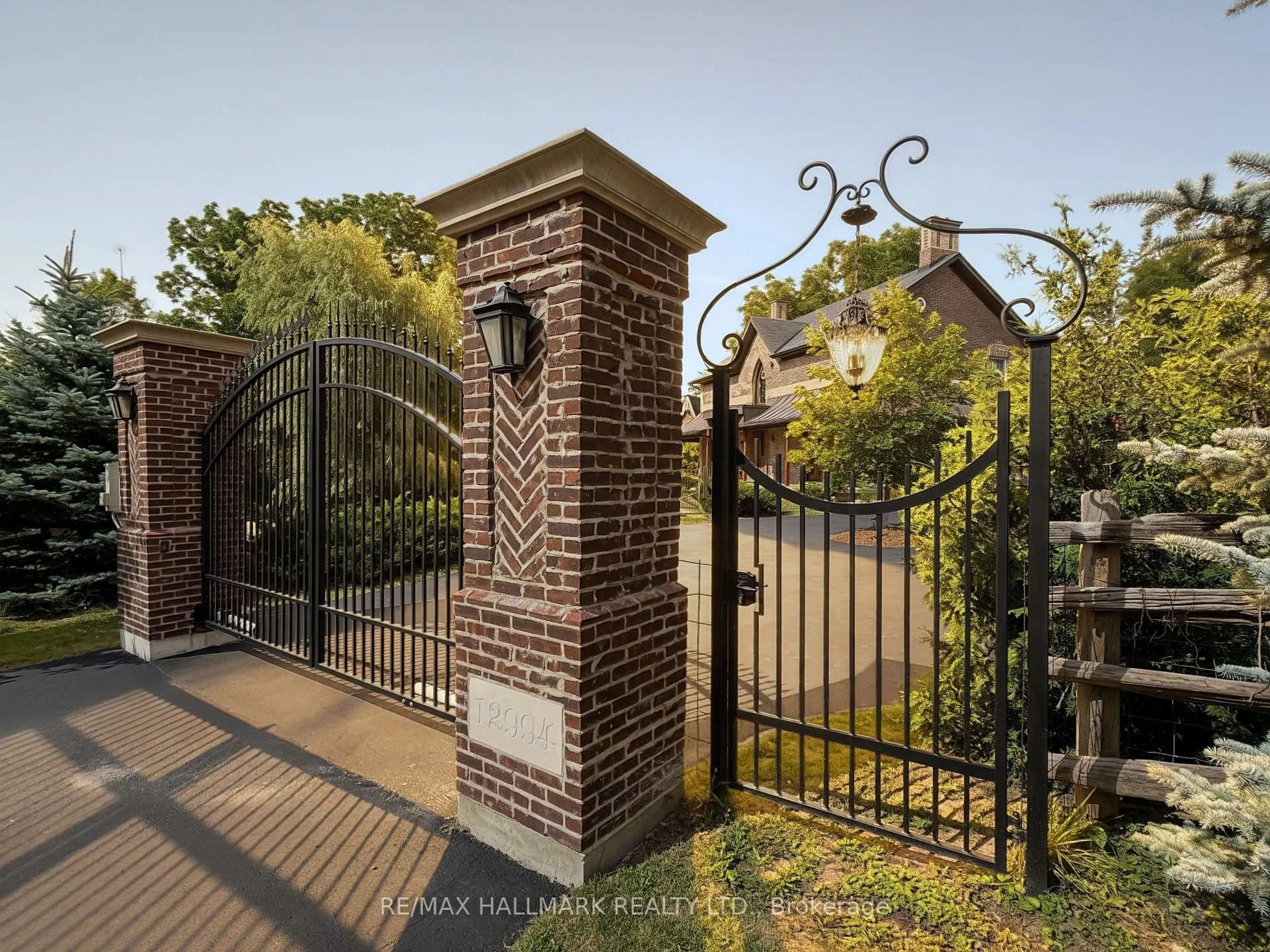 Home with brick exterior material, street for 12994 Weston Rd, King Ontario L7B 1K4