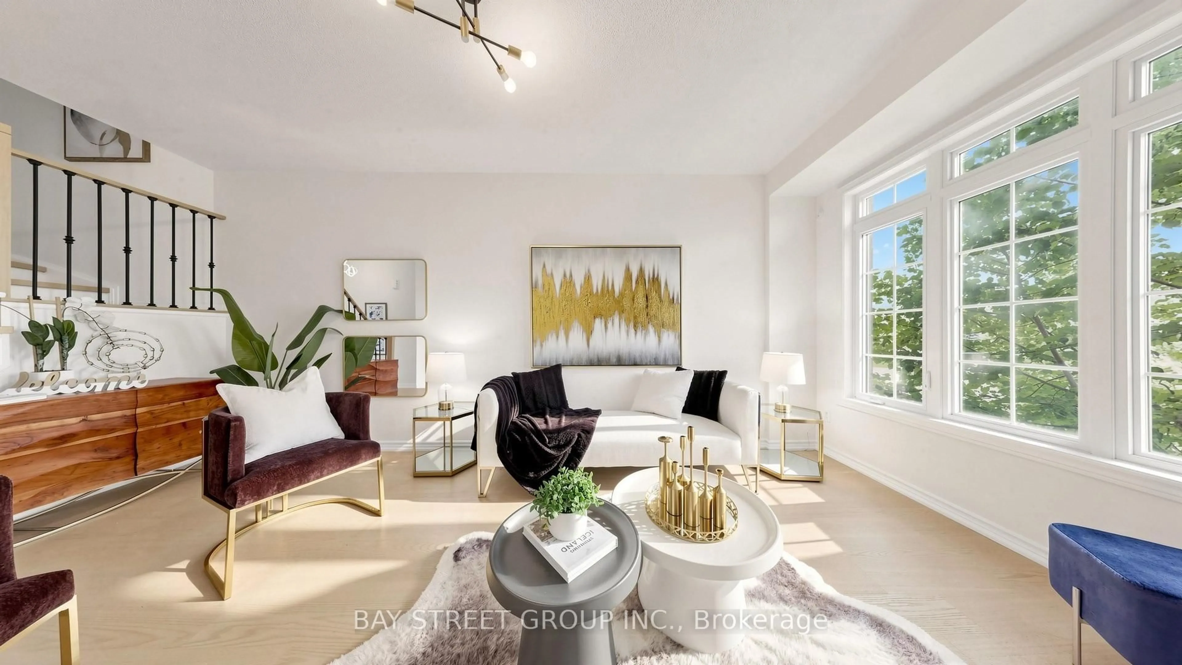 Living room with furniture, unknown for 35 Sharbot Lane, Markham Ontario L6E 0S7