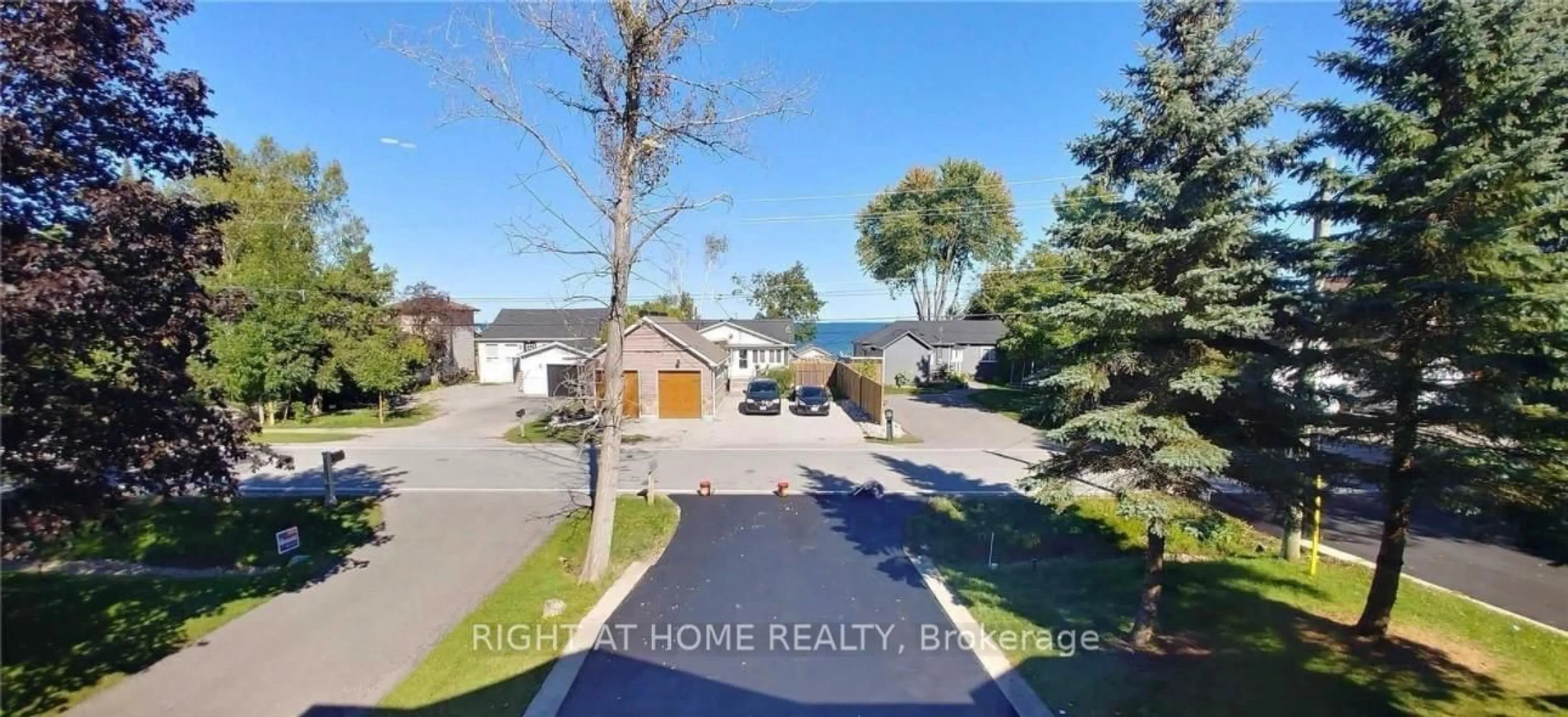 A pic from outside/outdoor area/front of a property/back of a property/a pic from drone, water/lake/river/ocean view for 2610 Leonard St, Innisfil Ontario L9S 3T9