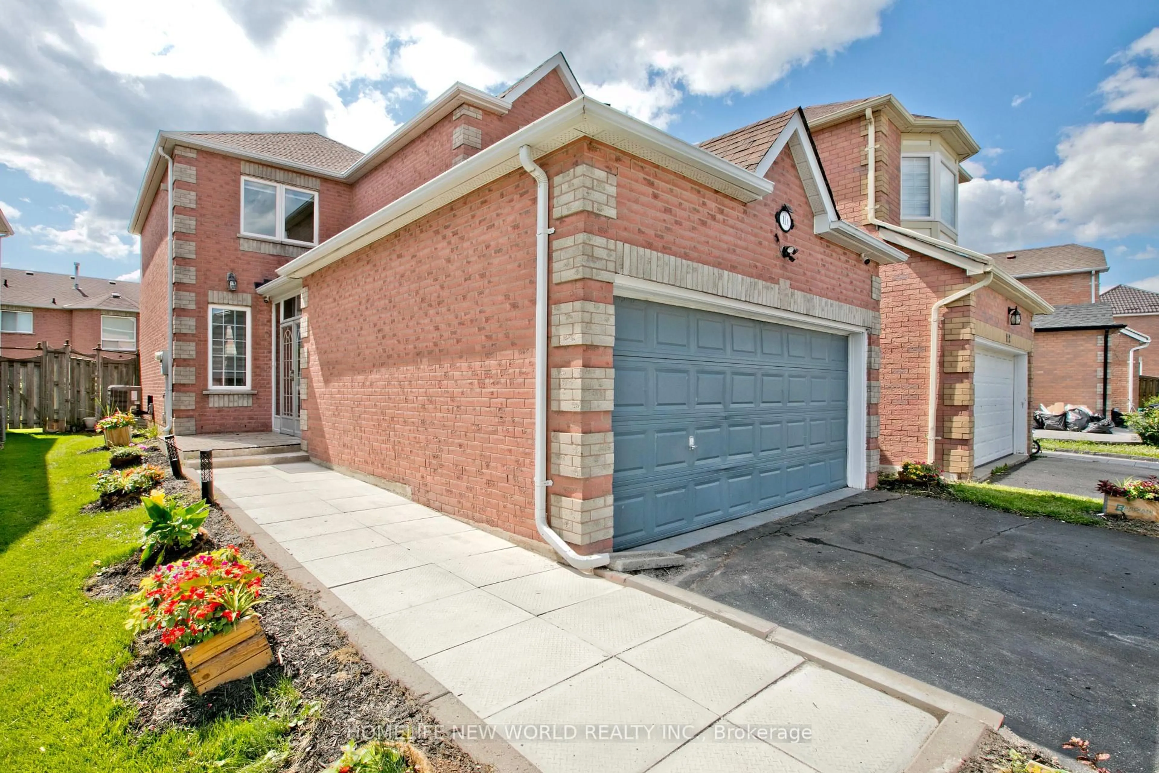 Home with brick exterior material, street for 110 Cairncross Cres, Markham Ontario L3S 3X9