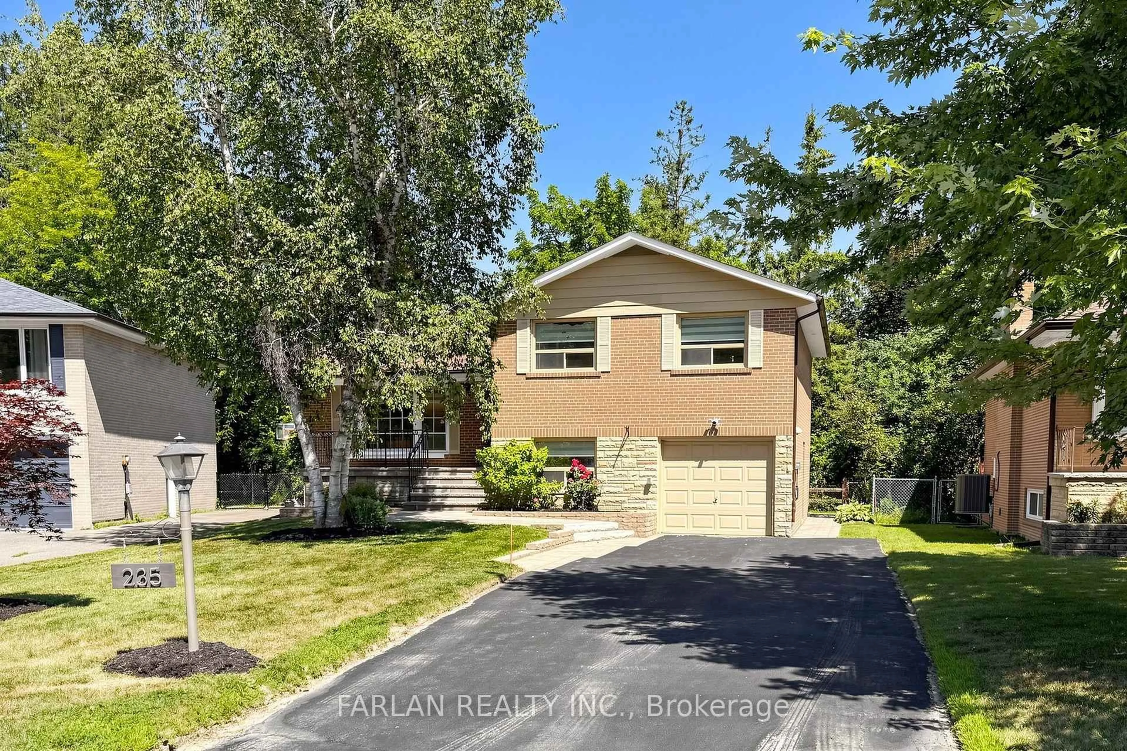 Home with brick exterior material, street for 235 Rosemar Gdns, Richmond Hill Ontario L4C 3Z8