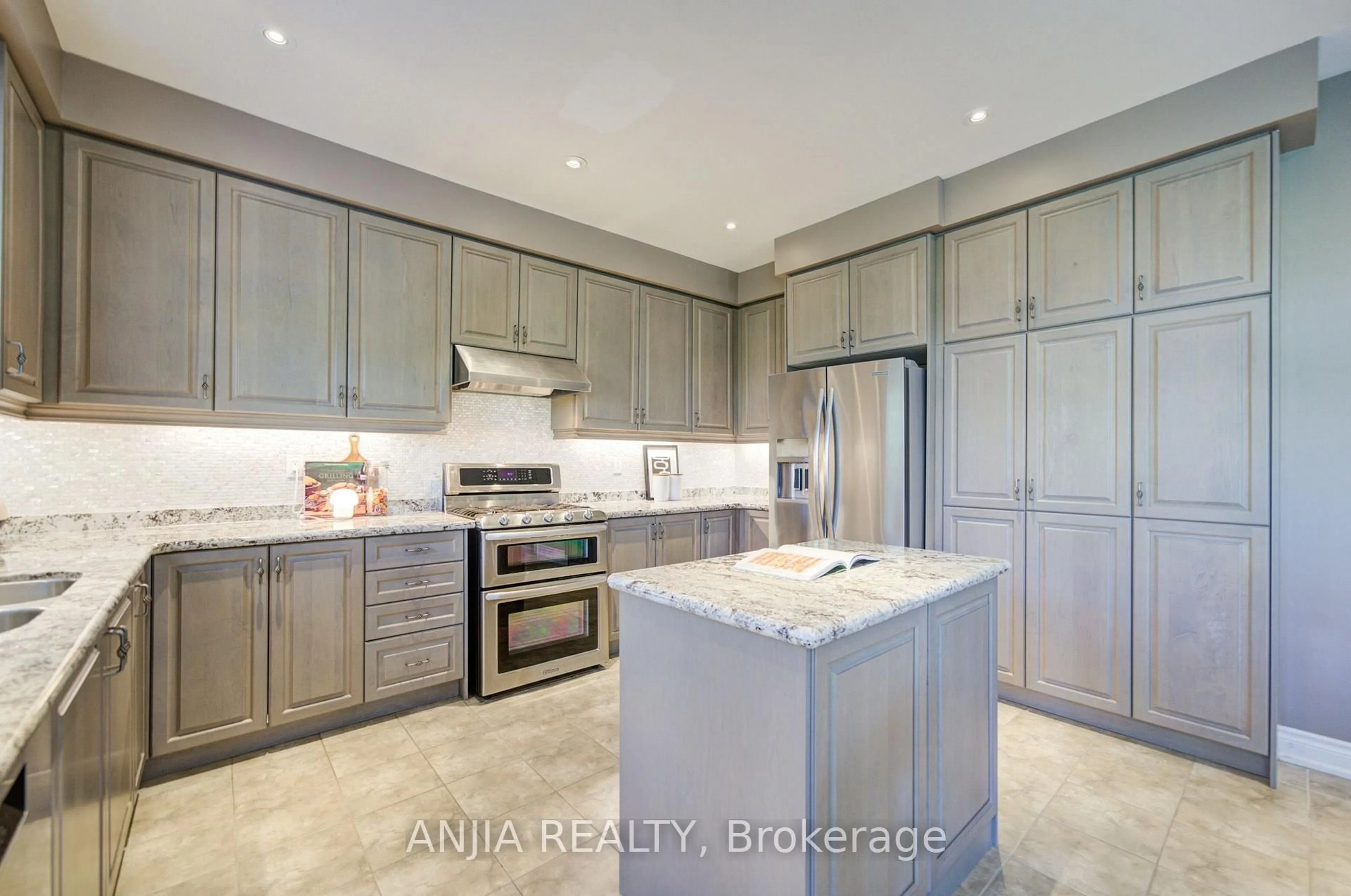 Contemporary kitchen, ceramic/tile floor for 62 Holst Ave, Markham Ontario L6C 0S6