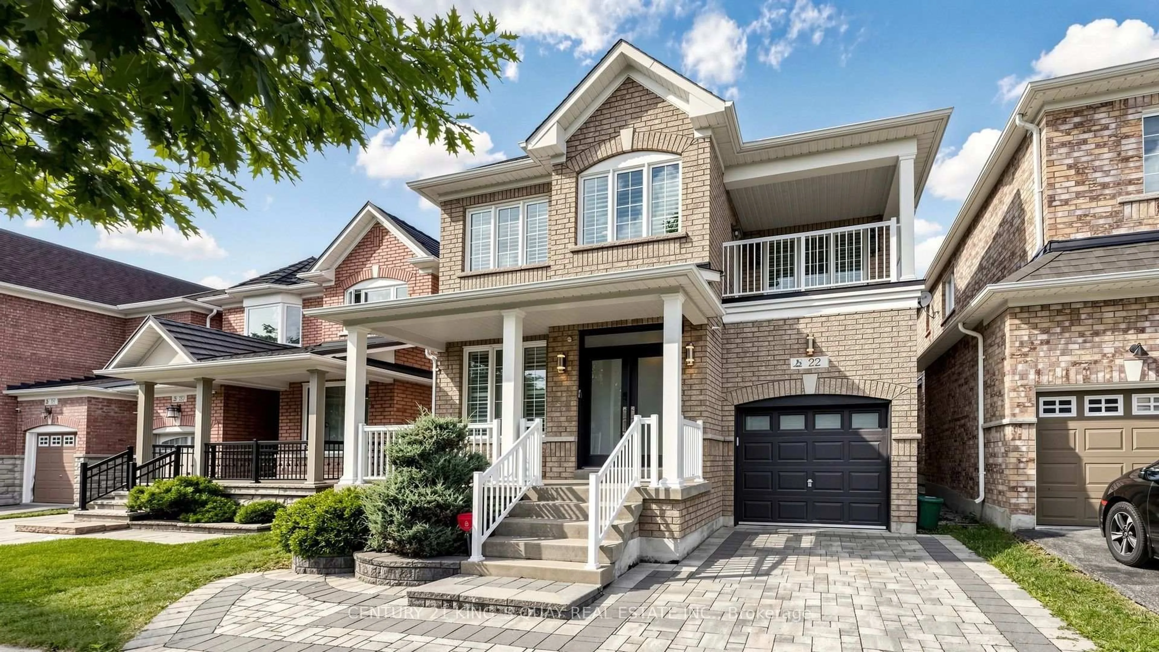 Home with brick exterior material, street for 22 Hislop Dr, Markham Ontario L6B 0C6