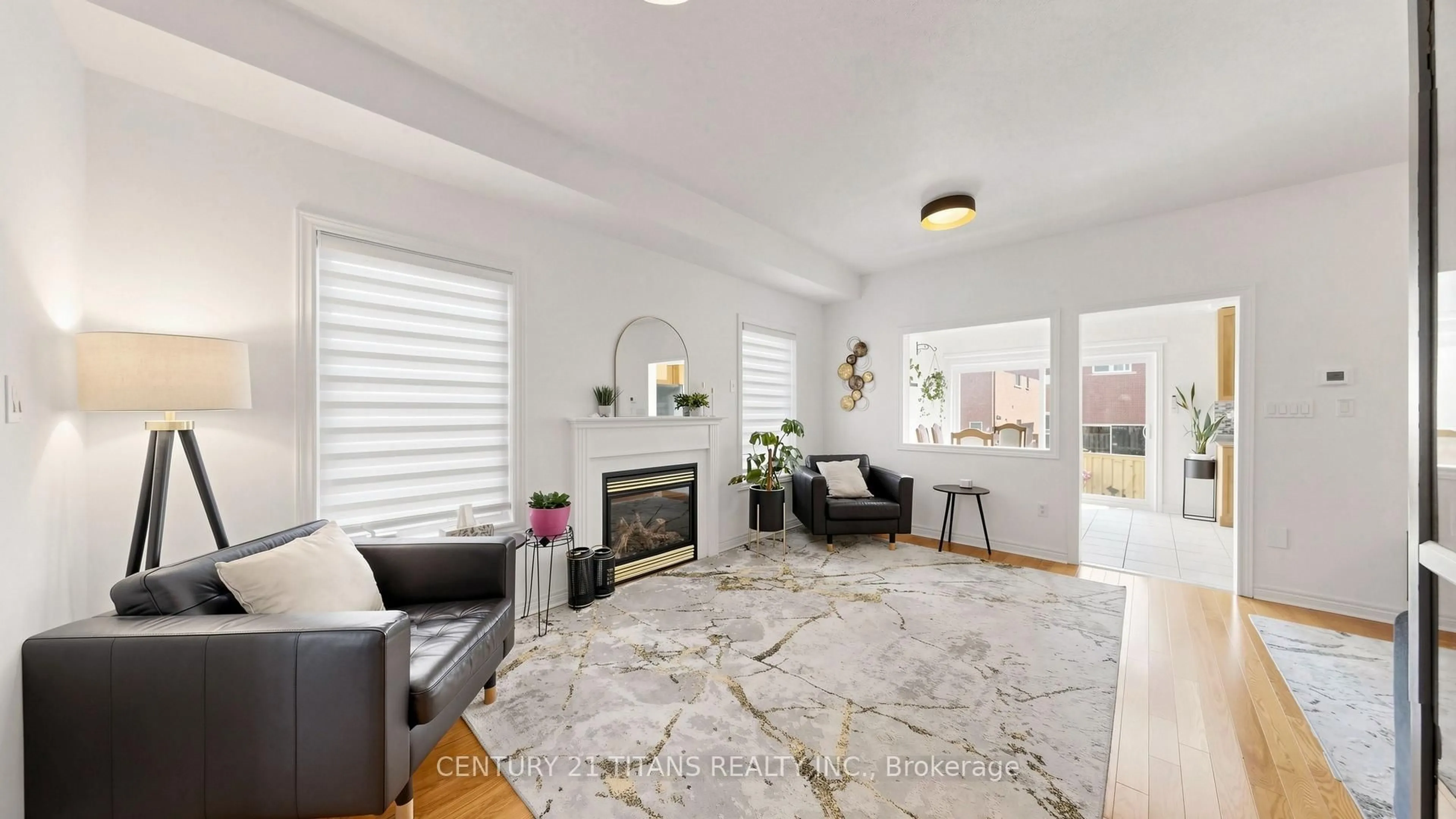 Living room with furniture, ceramic/tile floor for 13 Pamgrey Rd, Markham Ontario L6E 1X5