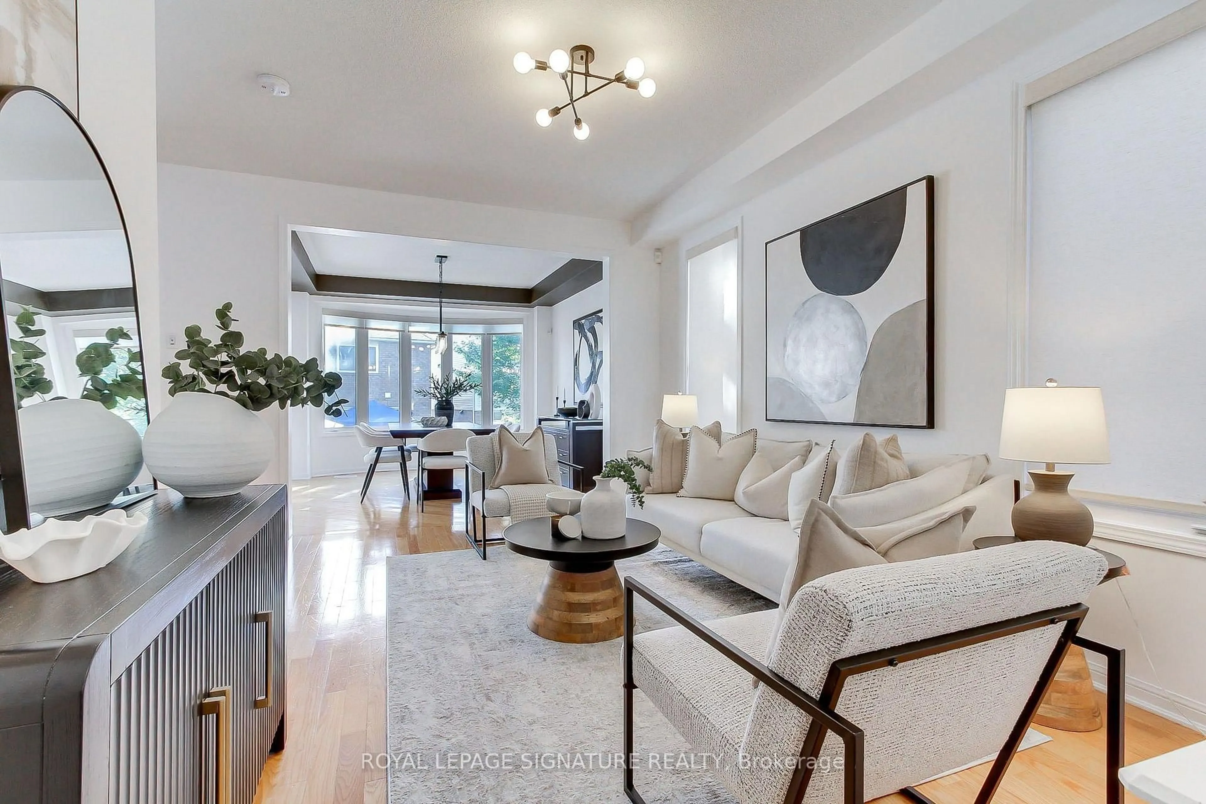 Living room with furniture, unknown for 45 Mae Brooks Dr, Newmarket Ontario L3X 3G8