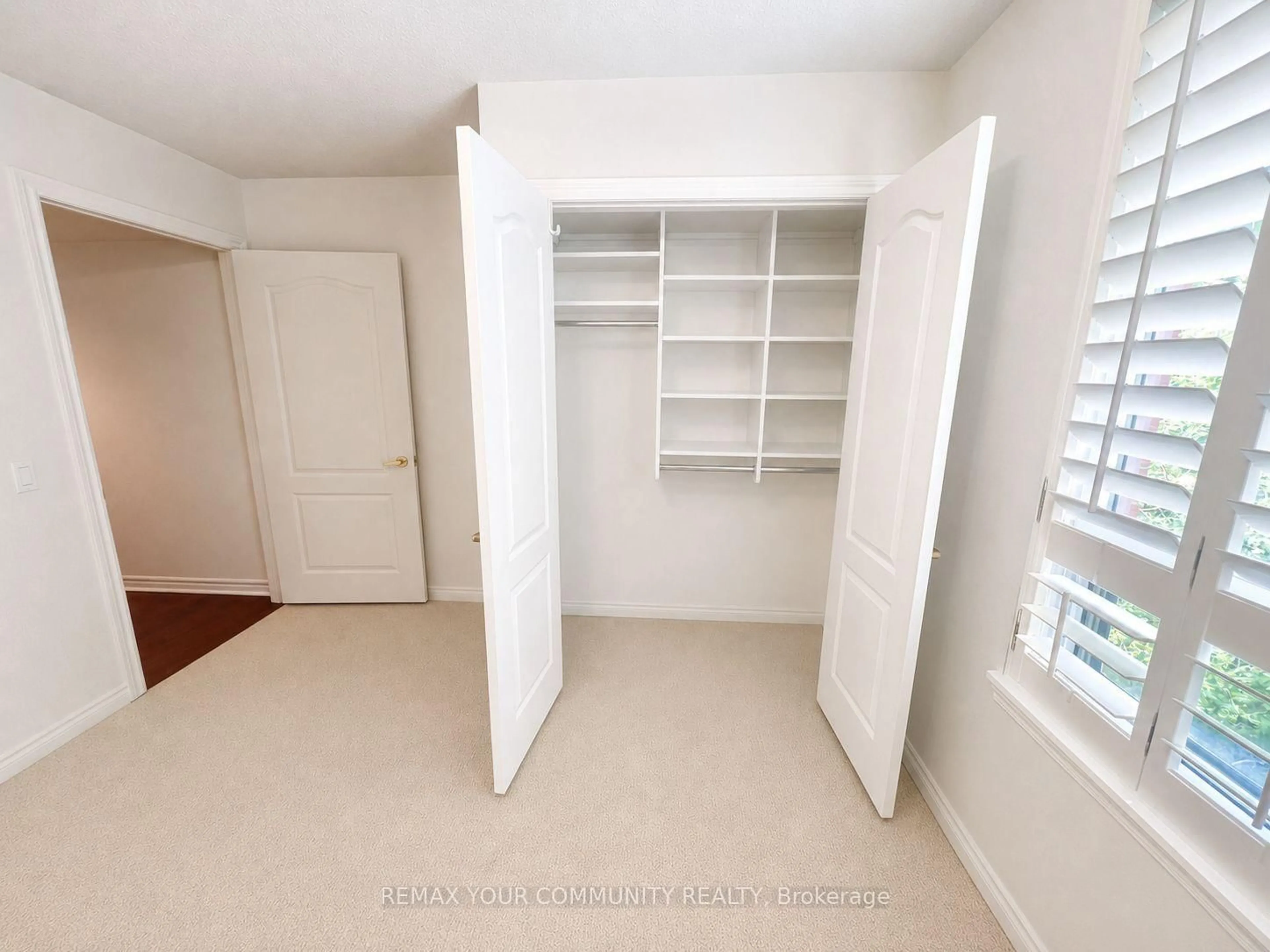 Storage room or clothes room or walk-in closet for 50 The Boardwalk Way #207, Markham Ontario L6E 1B6