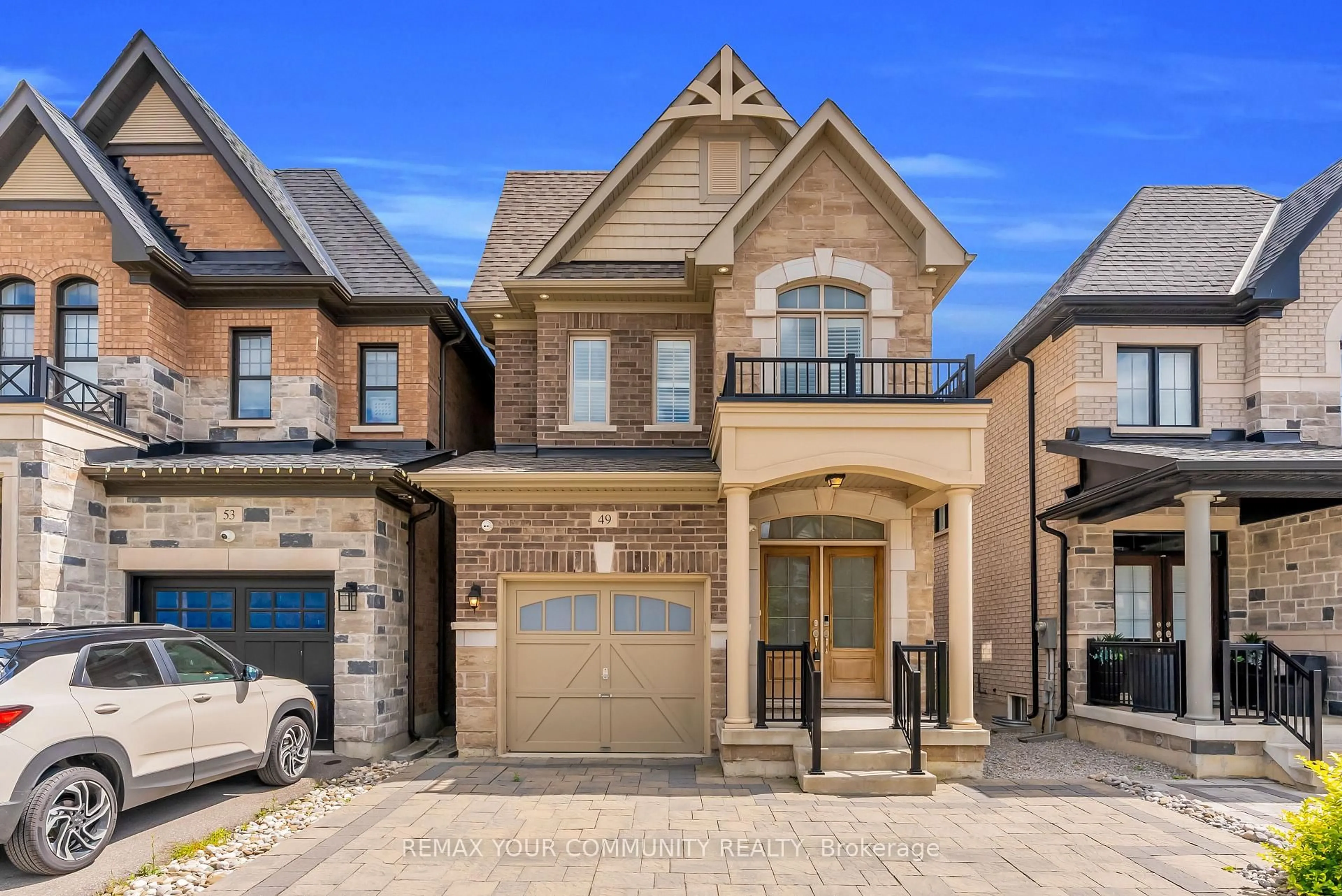 Home with brick exterior material, street for 49 Zenith Ave, Vaughan Ontario L4H 4K9