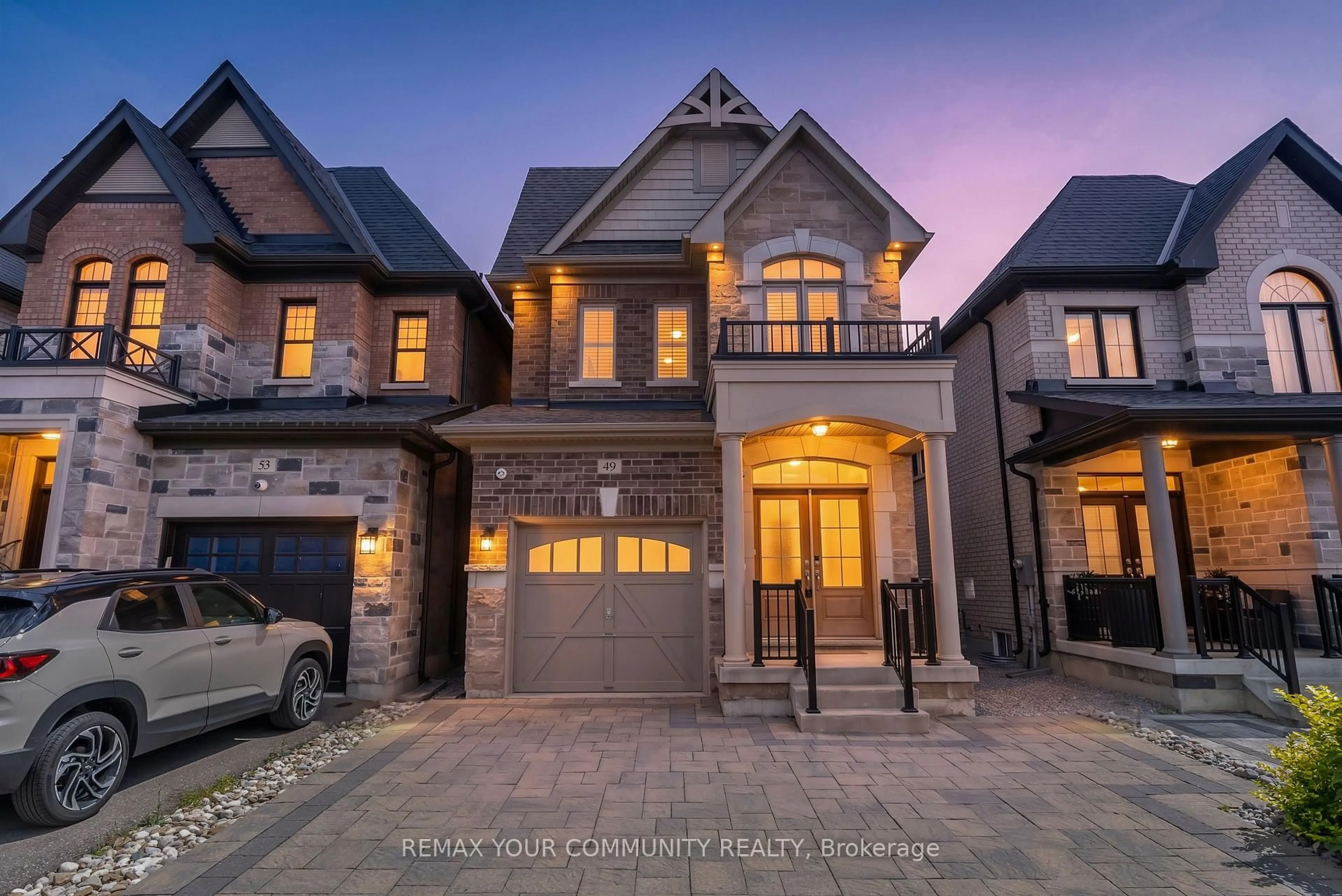 Home with brick exterior material, street for 49 Zenith Ave, Vaughan Ontario L4H 4K9