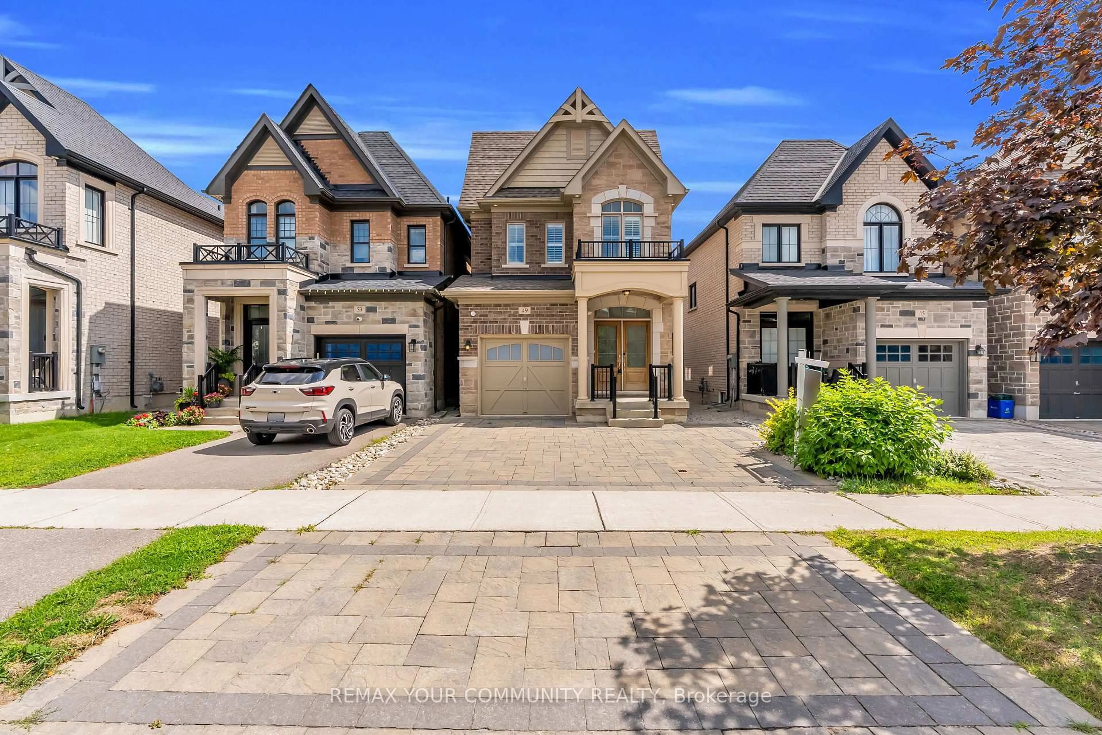 Home with brick exterior material, street for 49 Zenith Ave, Vaughan Ontario L4H 4K9