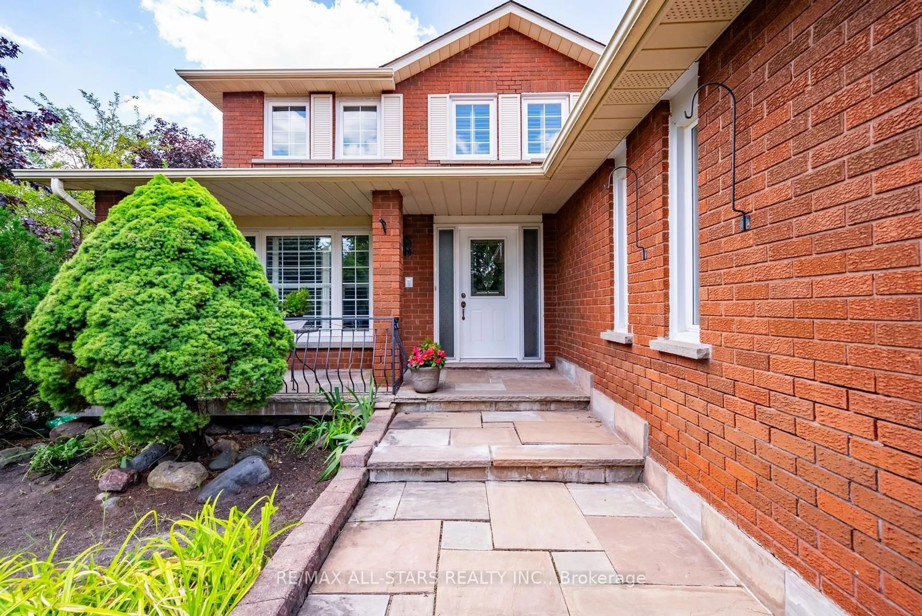 Home with brick exterior material, street for 112 Jimston Dr, Markham Ontario L3R 6R1