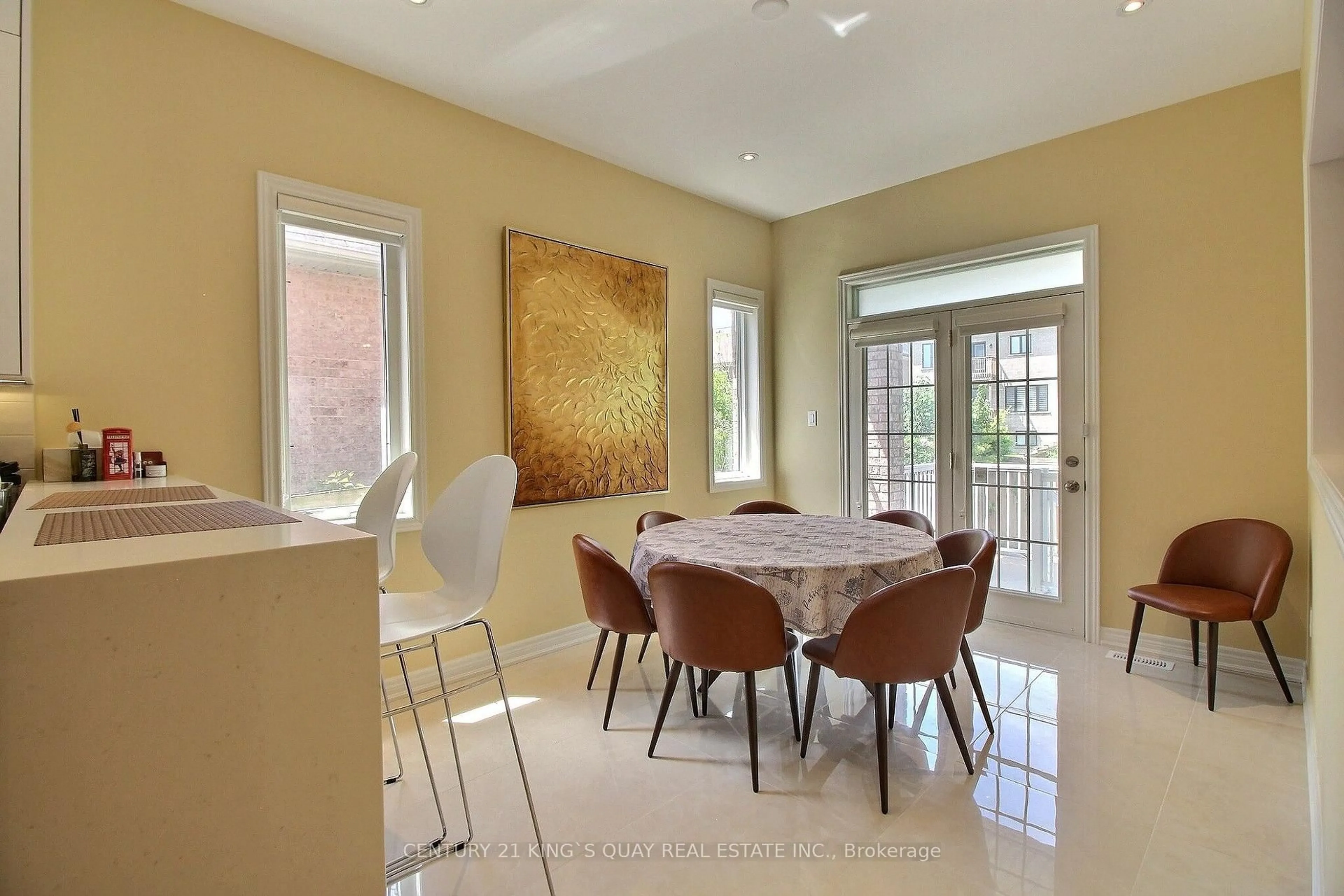 Dining room, ceramic/tile floor for 10 Coakwell Dr, Markham Ontario L6B 0L7
