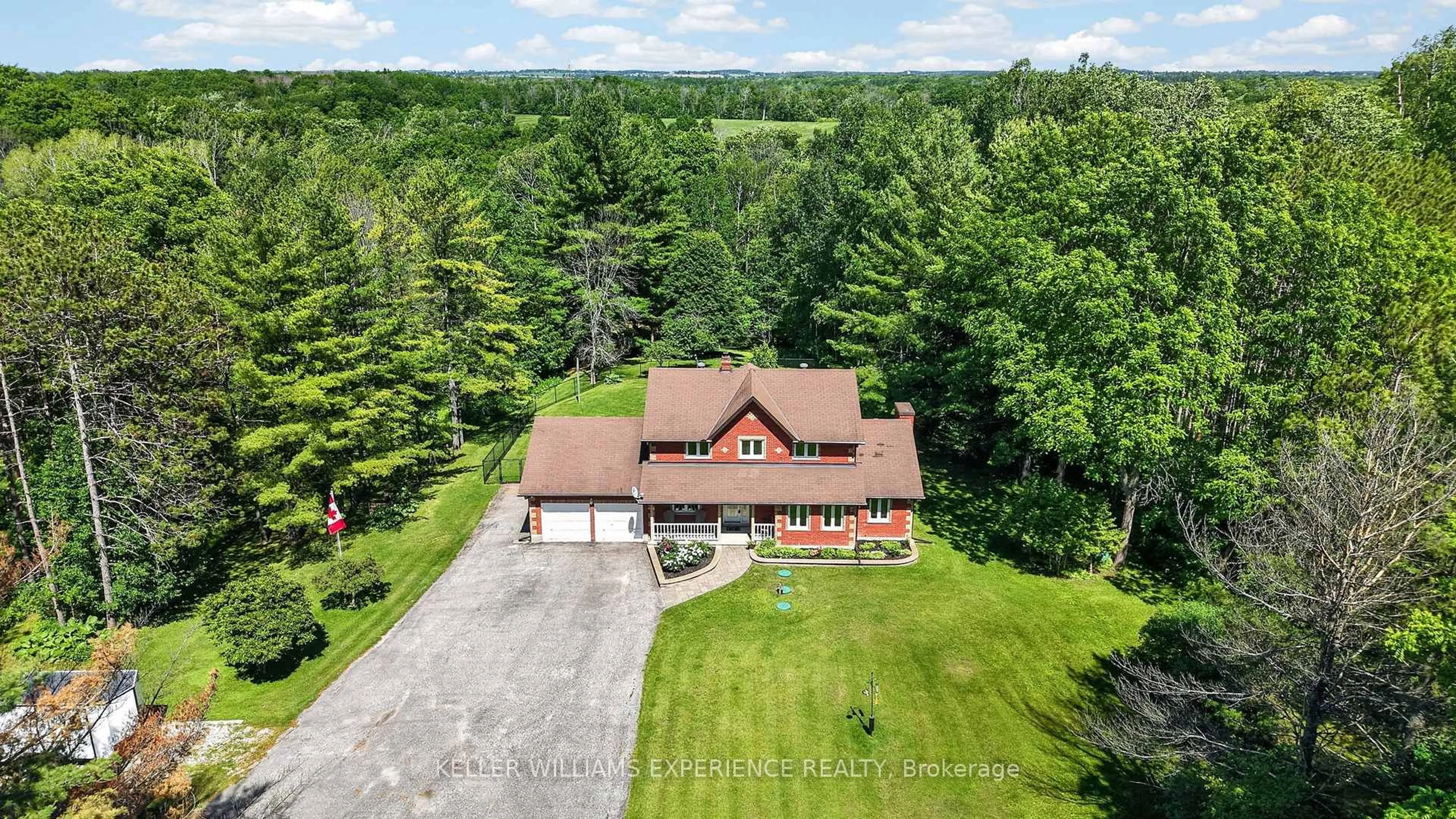 A pic from outside/outdoor area/front of a property/back of a property/a pic from drone, unknown for 7831 5th Line, Essa Ontario L3W 0S7