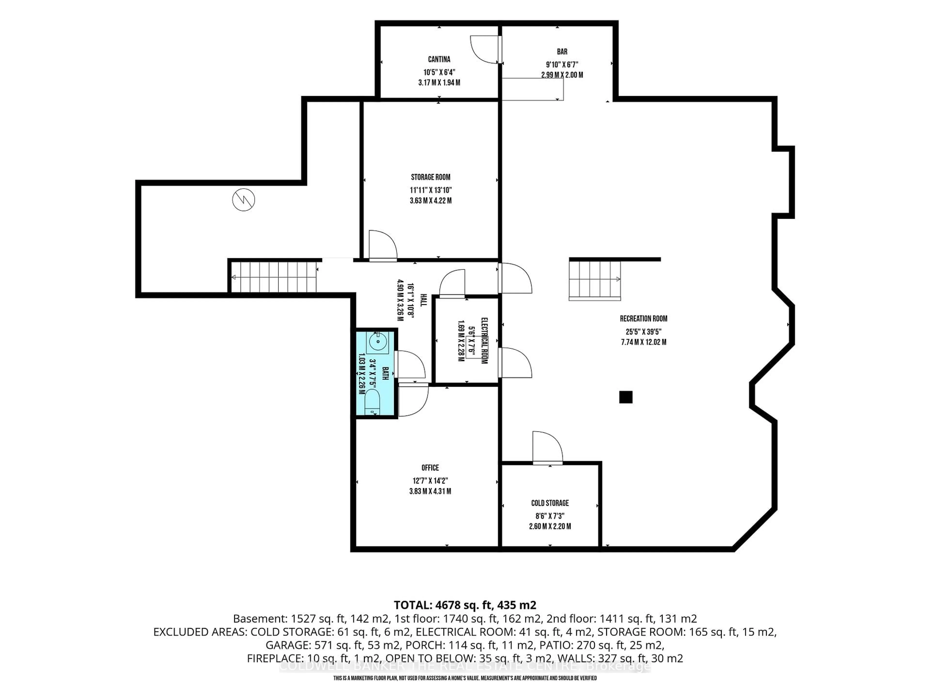 Floor plan for 49 Falling Leaf Crt, Aurora Ontario L4G 6K6
